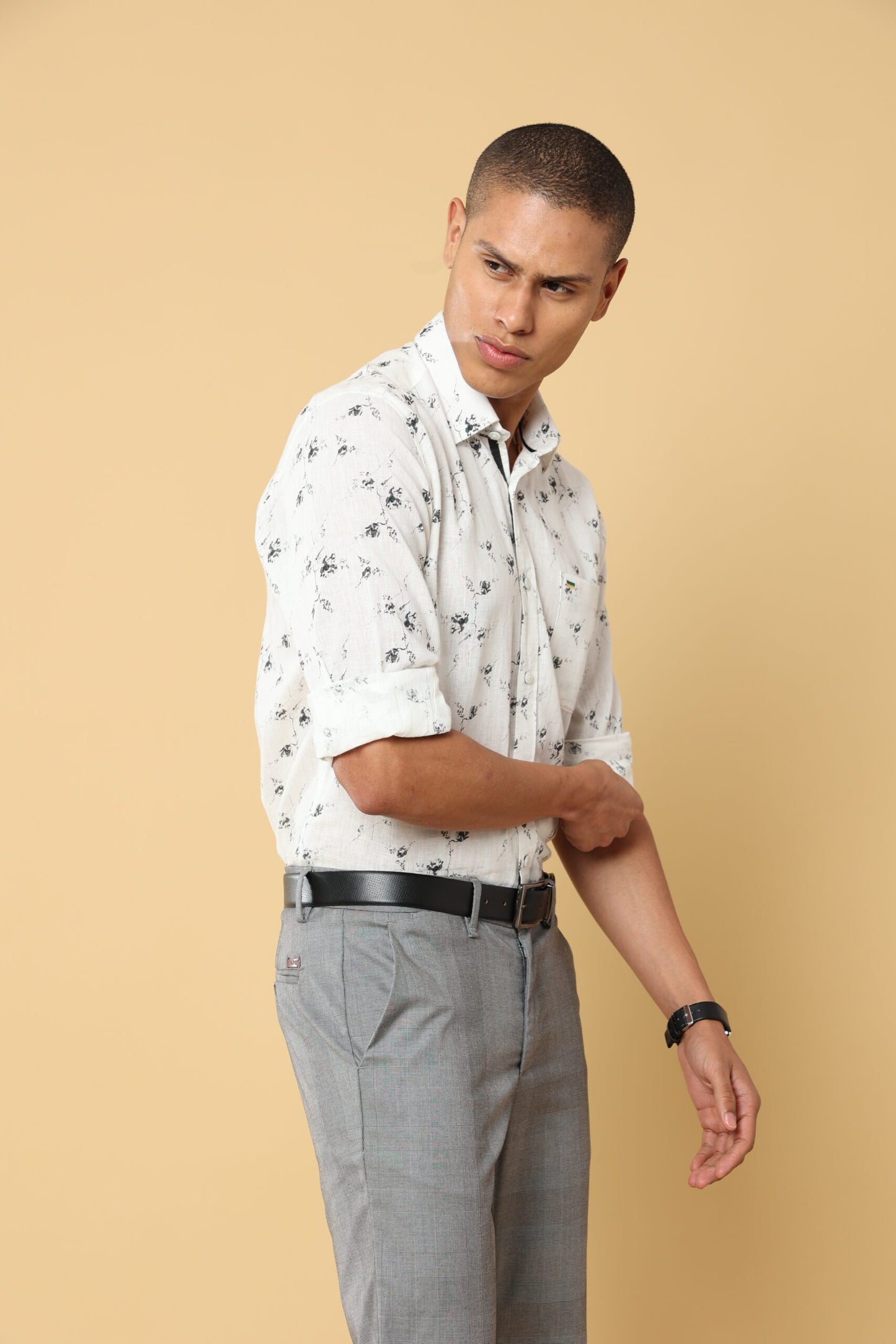 Magnolia Green Print Shirt