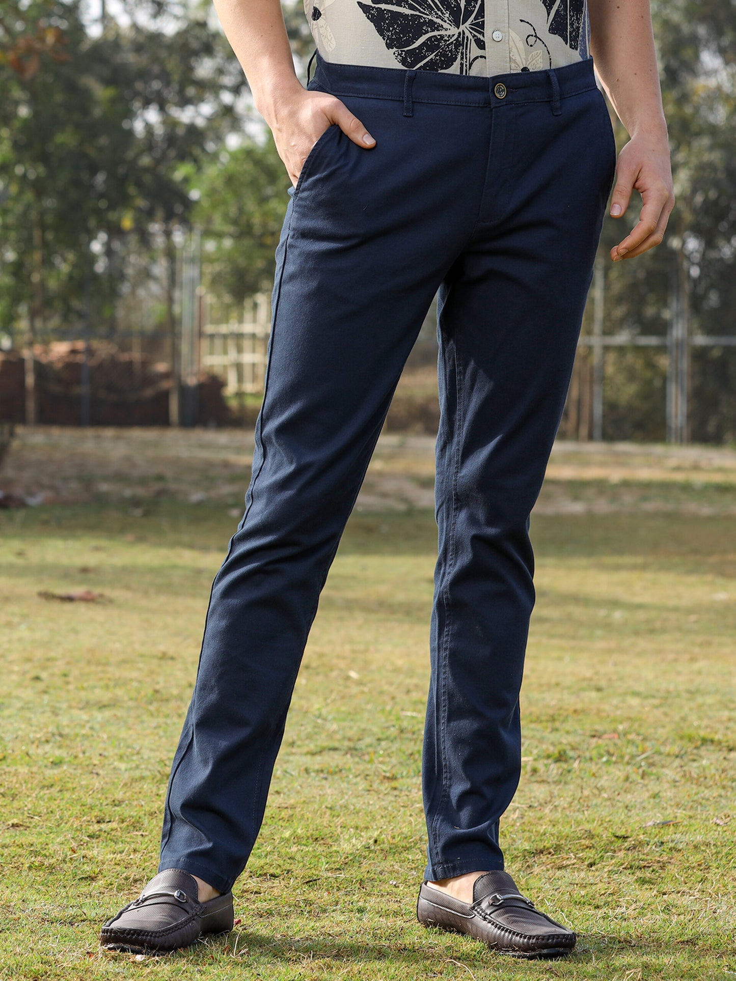 NAVY 100% COTTON