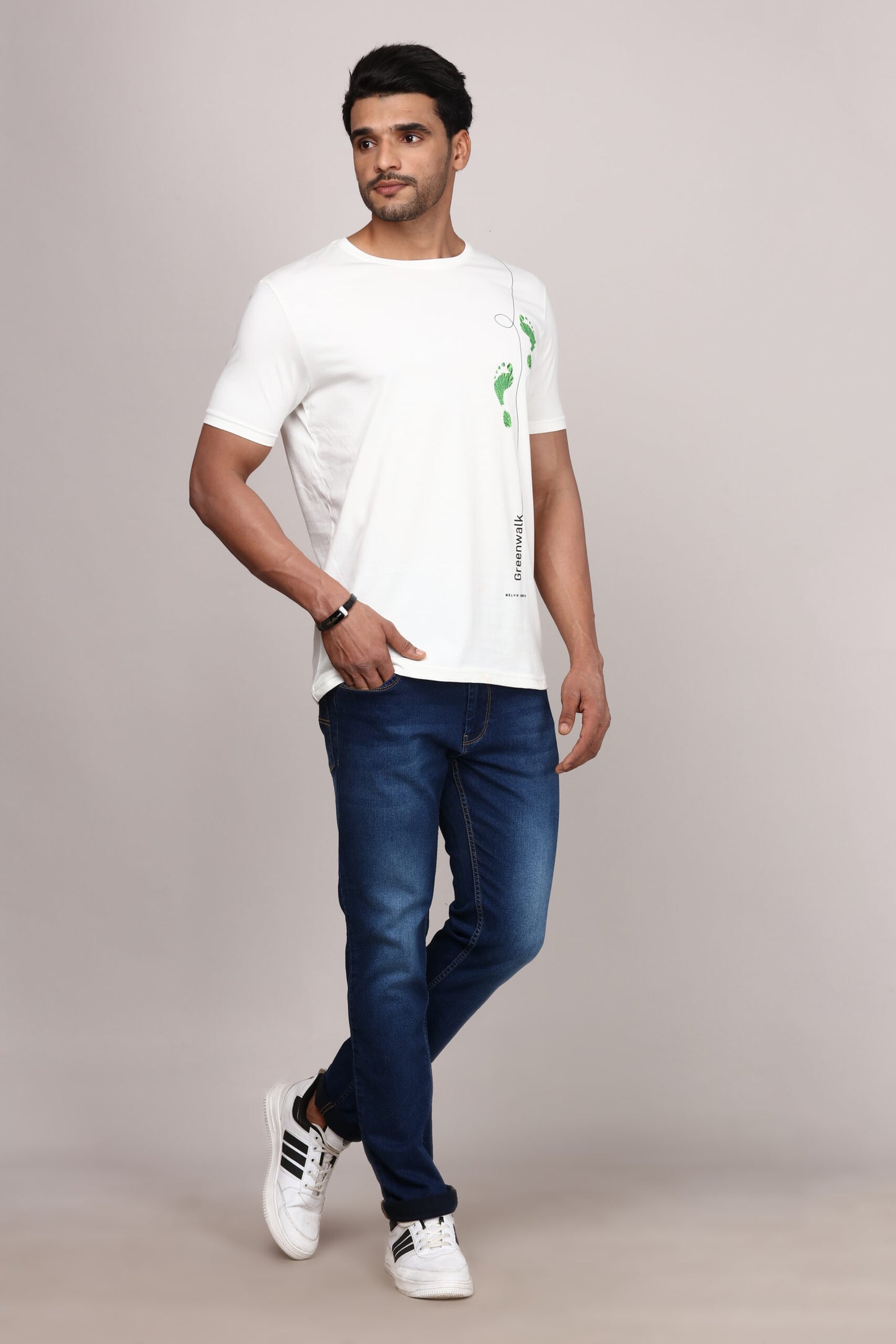 Shell Cotton Round Neck T-Shirt
