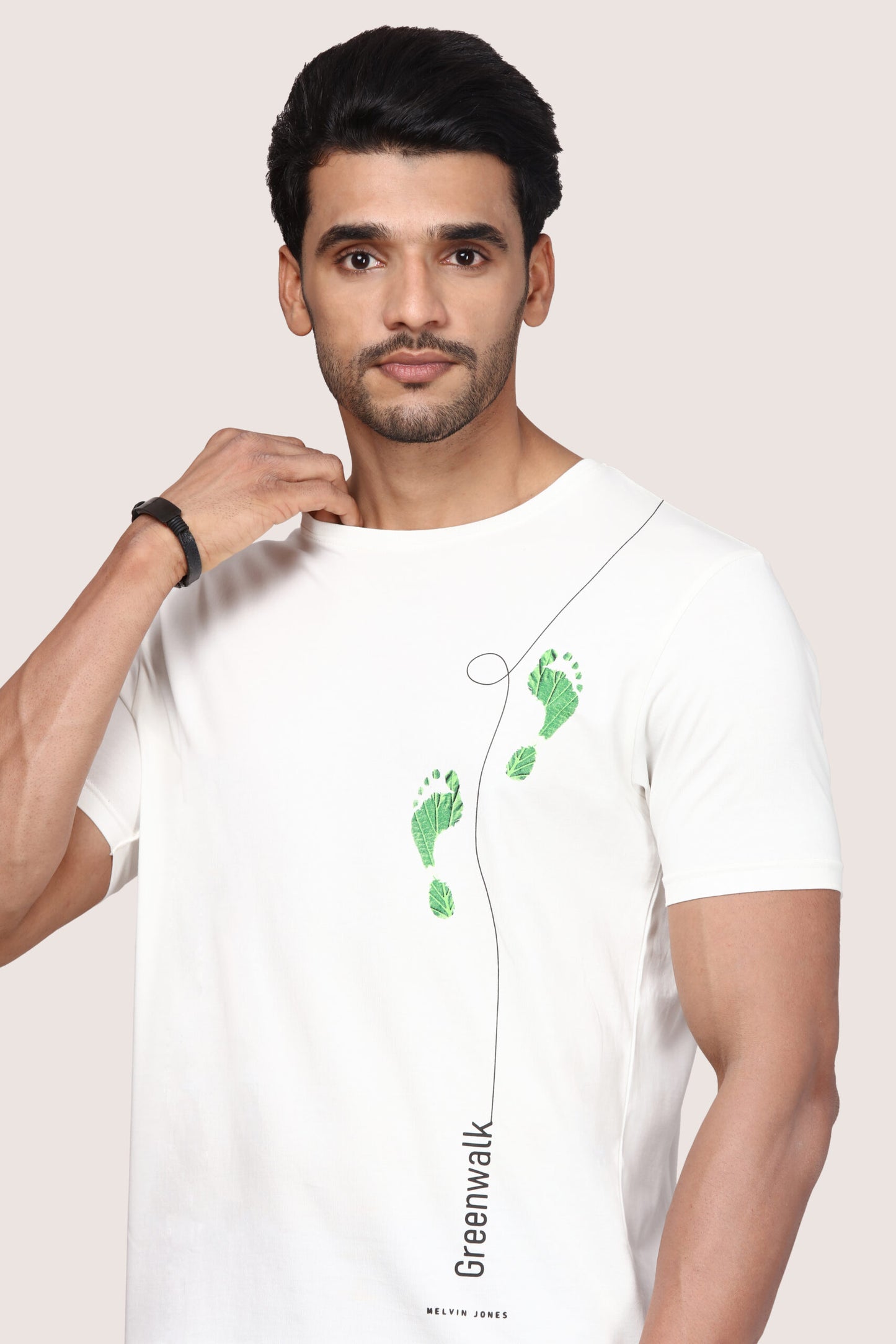 Shell Cotton Round Neck T-Shirt