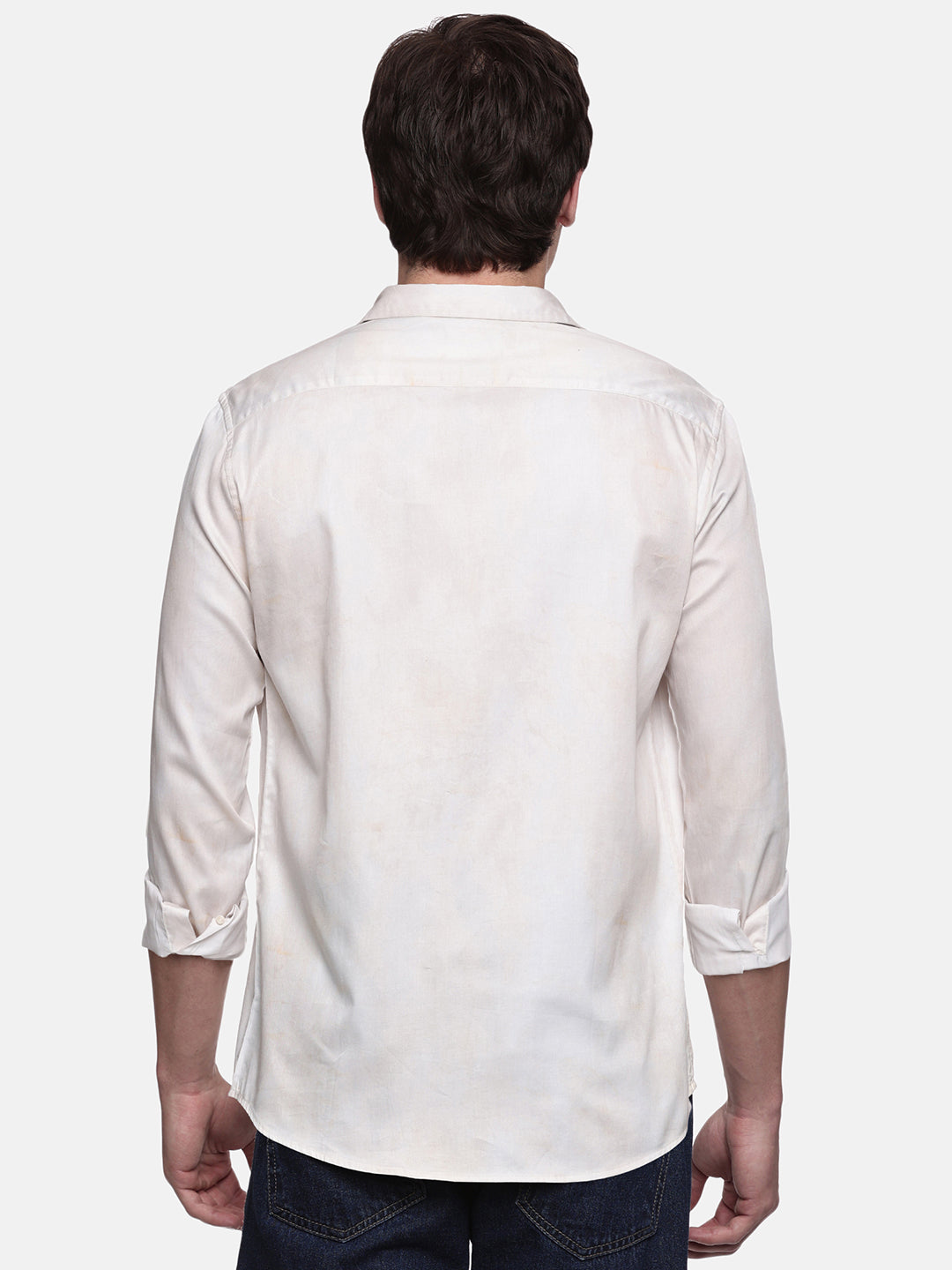 PRINTED PRIMUM  COTTON SATIN SHIRT