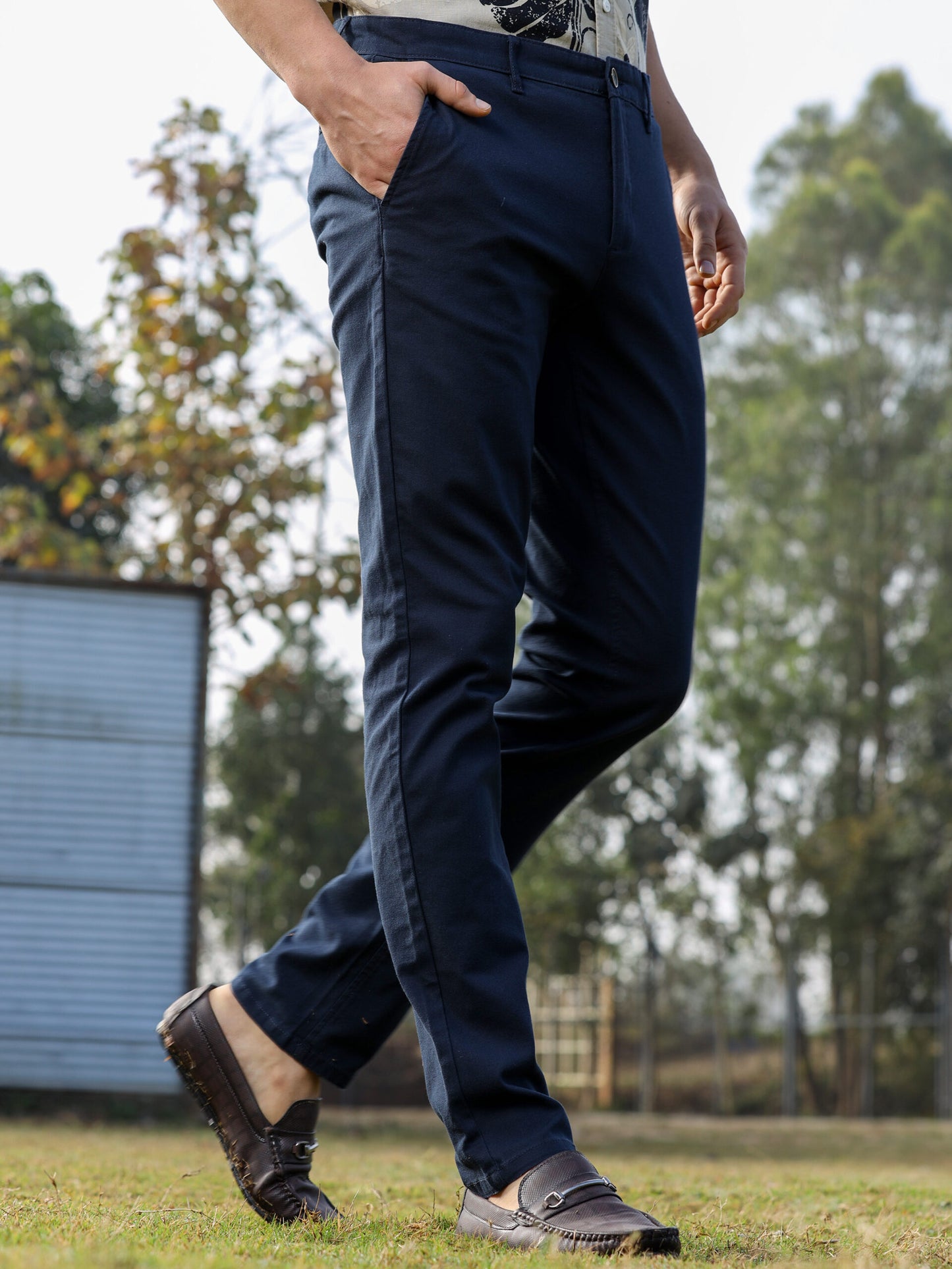 NAVY 100% COTTON