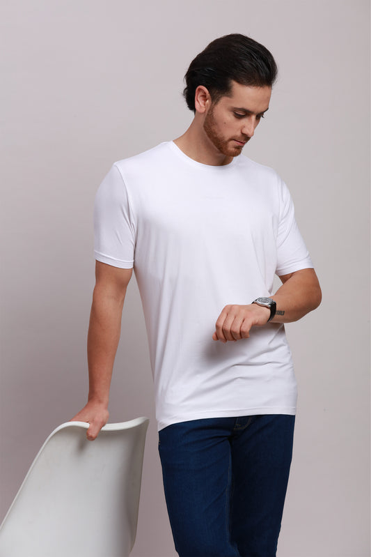White Premium Bamboo T-shirt