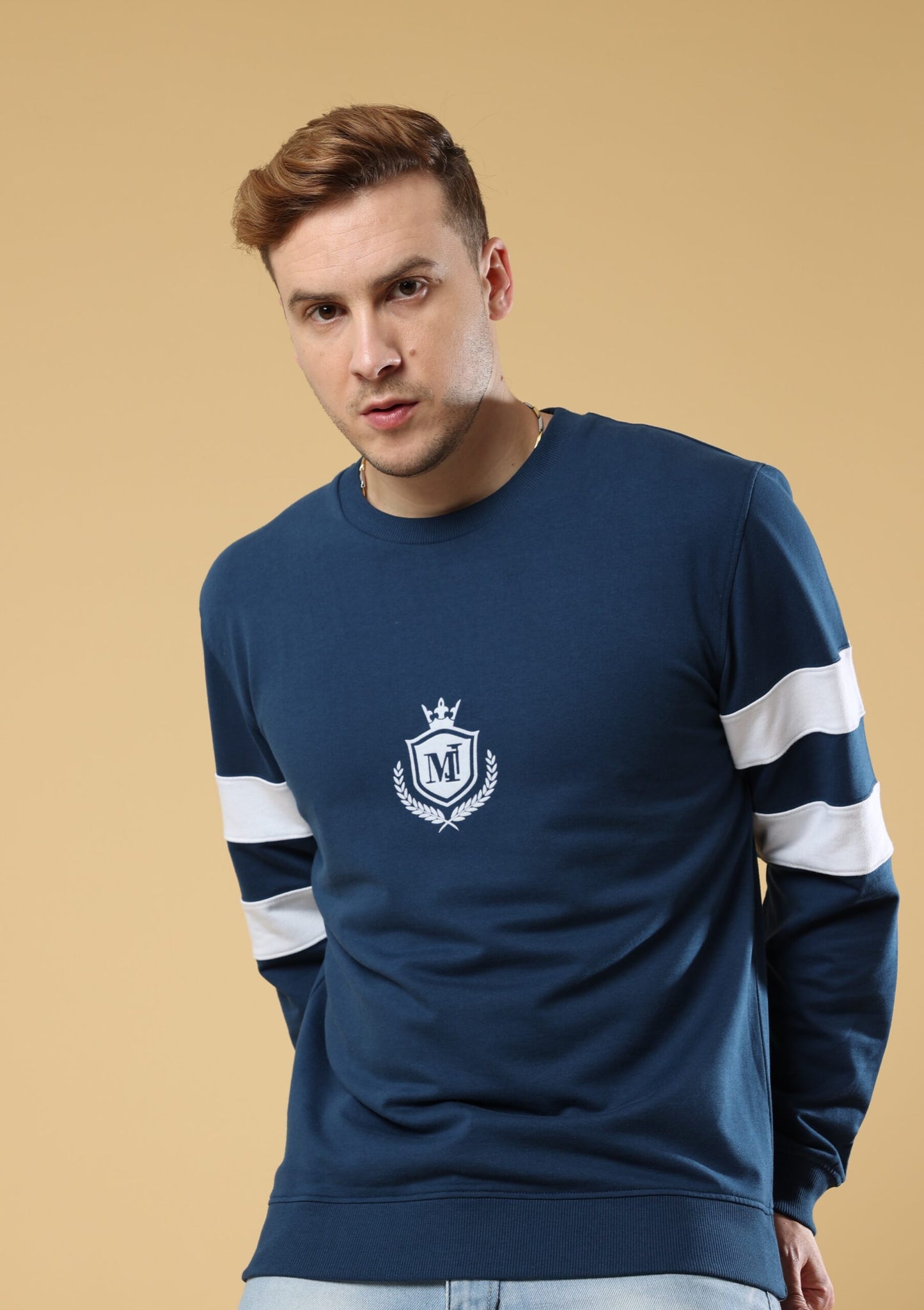 Blue From Flock Crown Sweatshirt