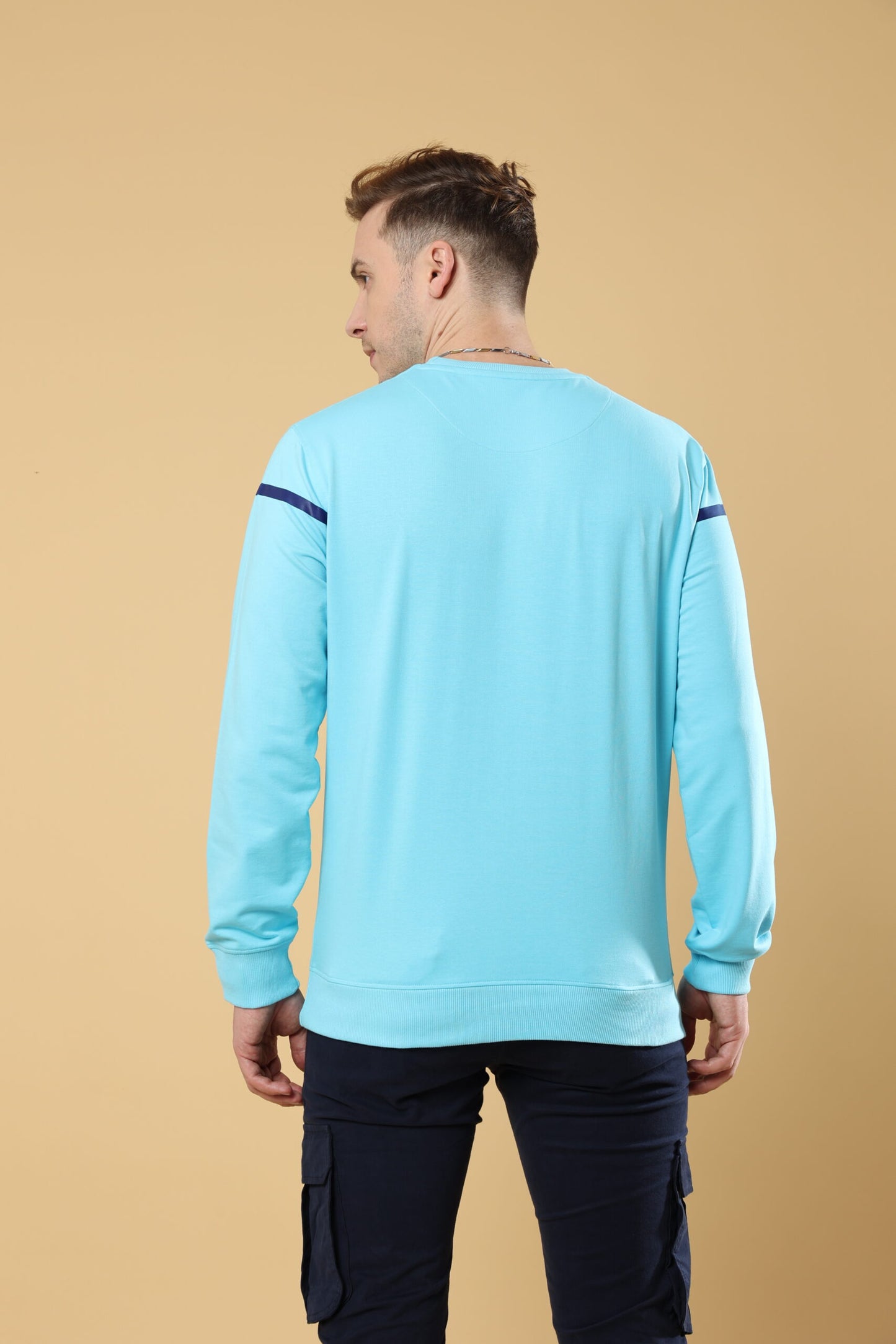 Blue Straight Way Sweatshirt