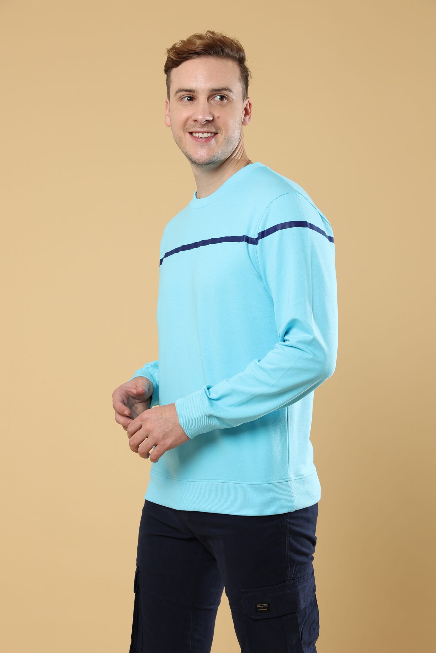 Blue Straight Way Sweatshirt