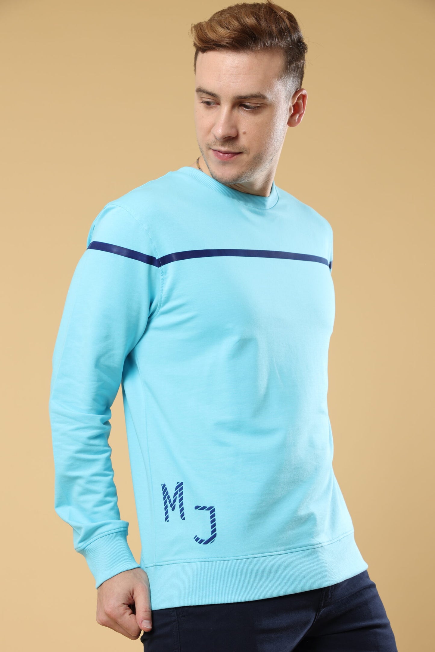 Blue Straight Way Sweatshirt