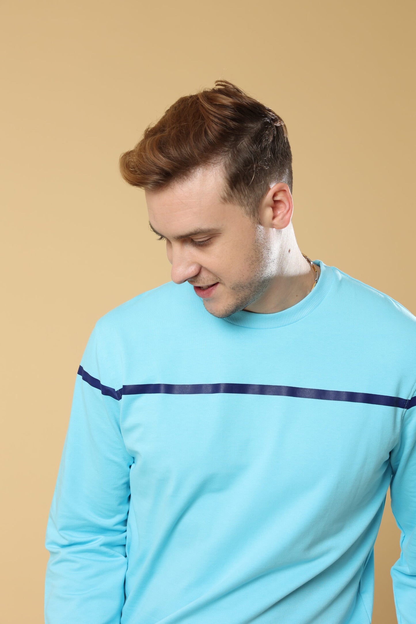 Blue Straight Way Sweatshirt