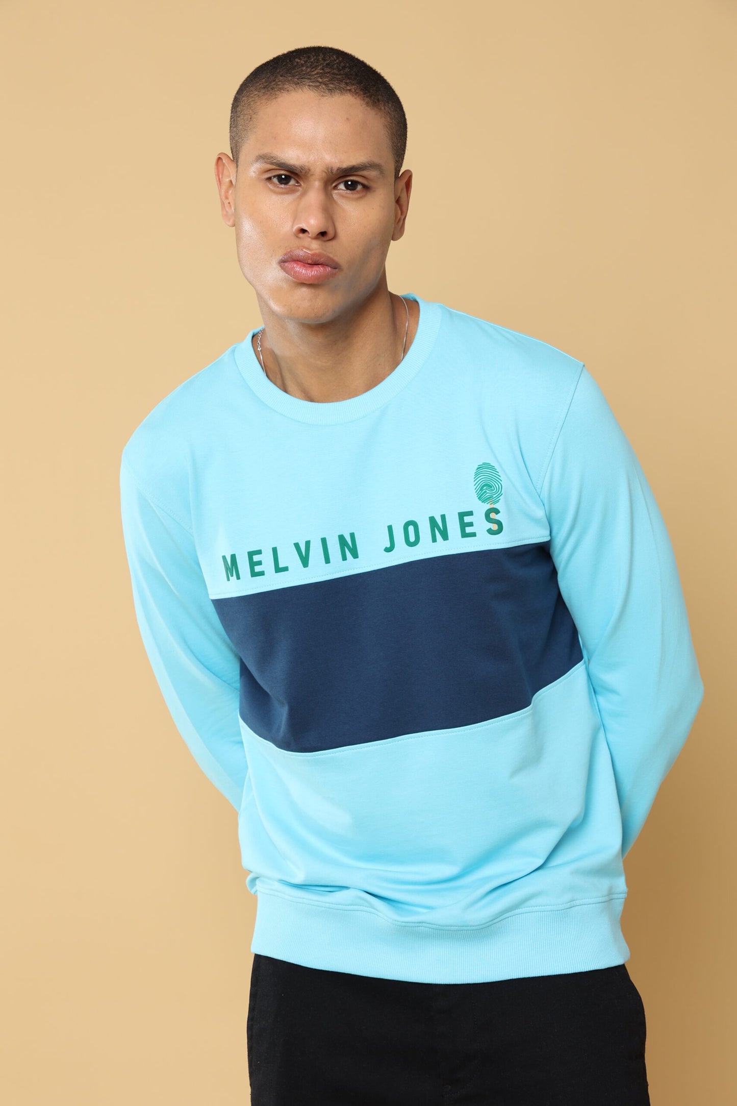 Blue Way To Future Tree Sweatshirt