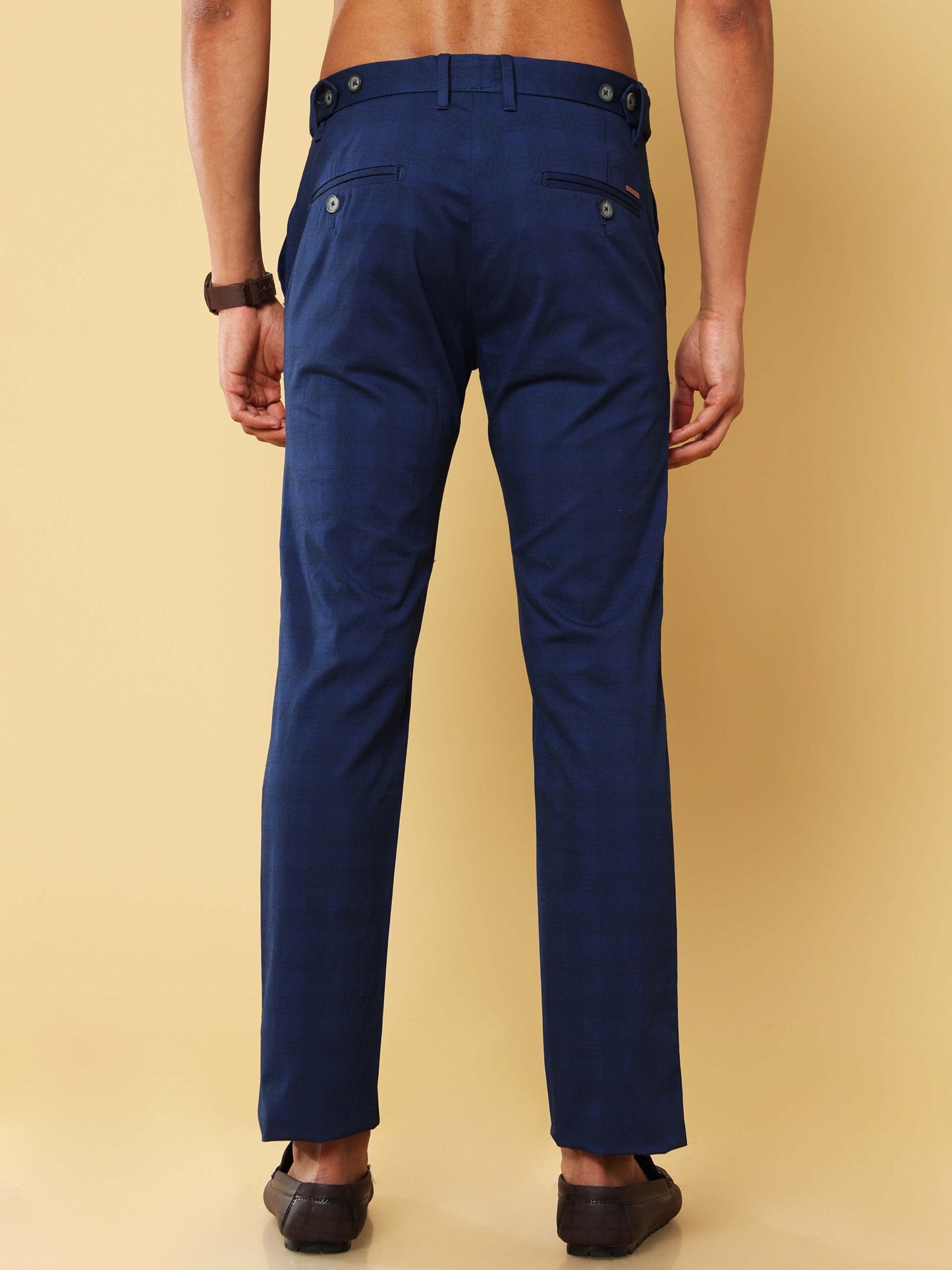 Premium Blue Check Trouser