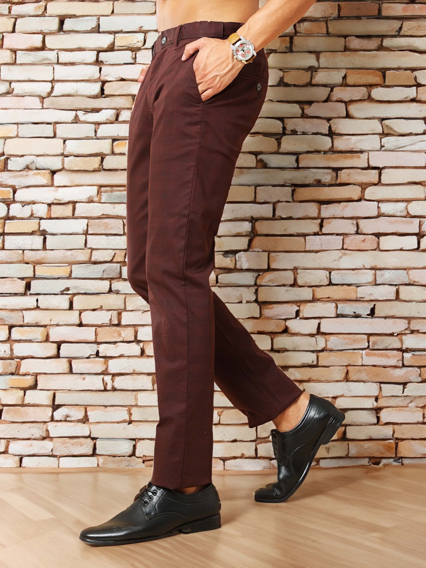 Premium Brown Check Trouser