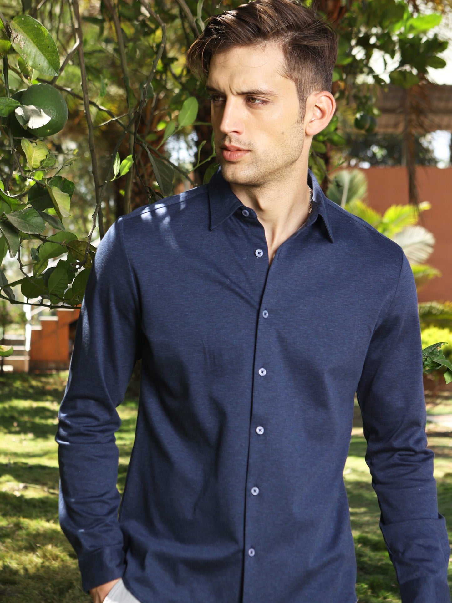 Premium Deep Sea Blue Shirt