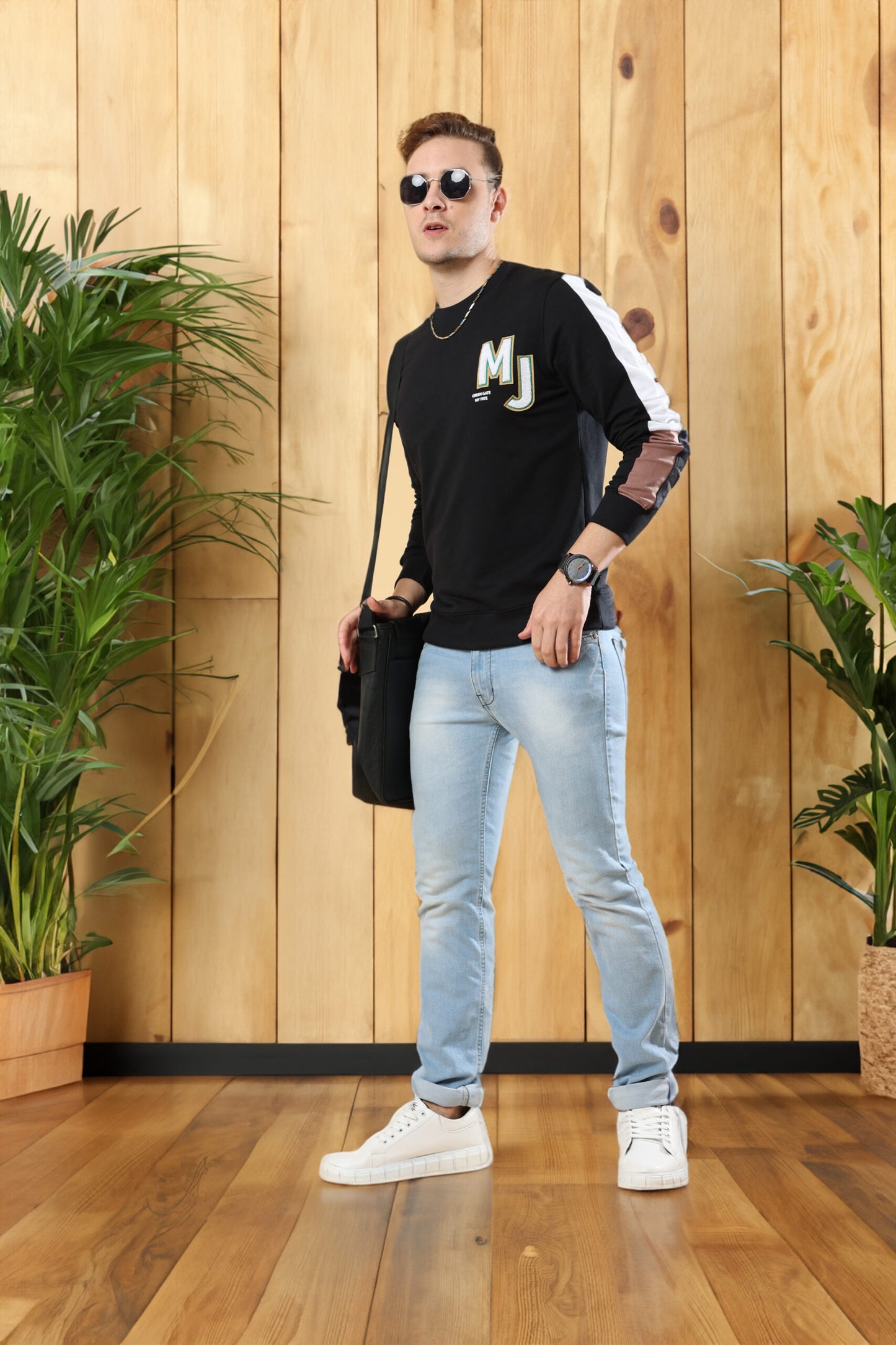 Green Gate On Black Slate Sweatshirt