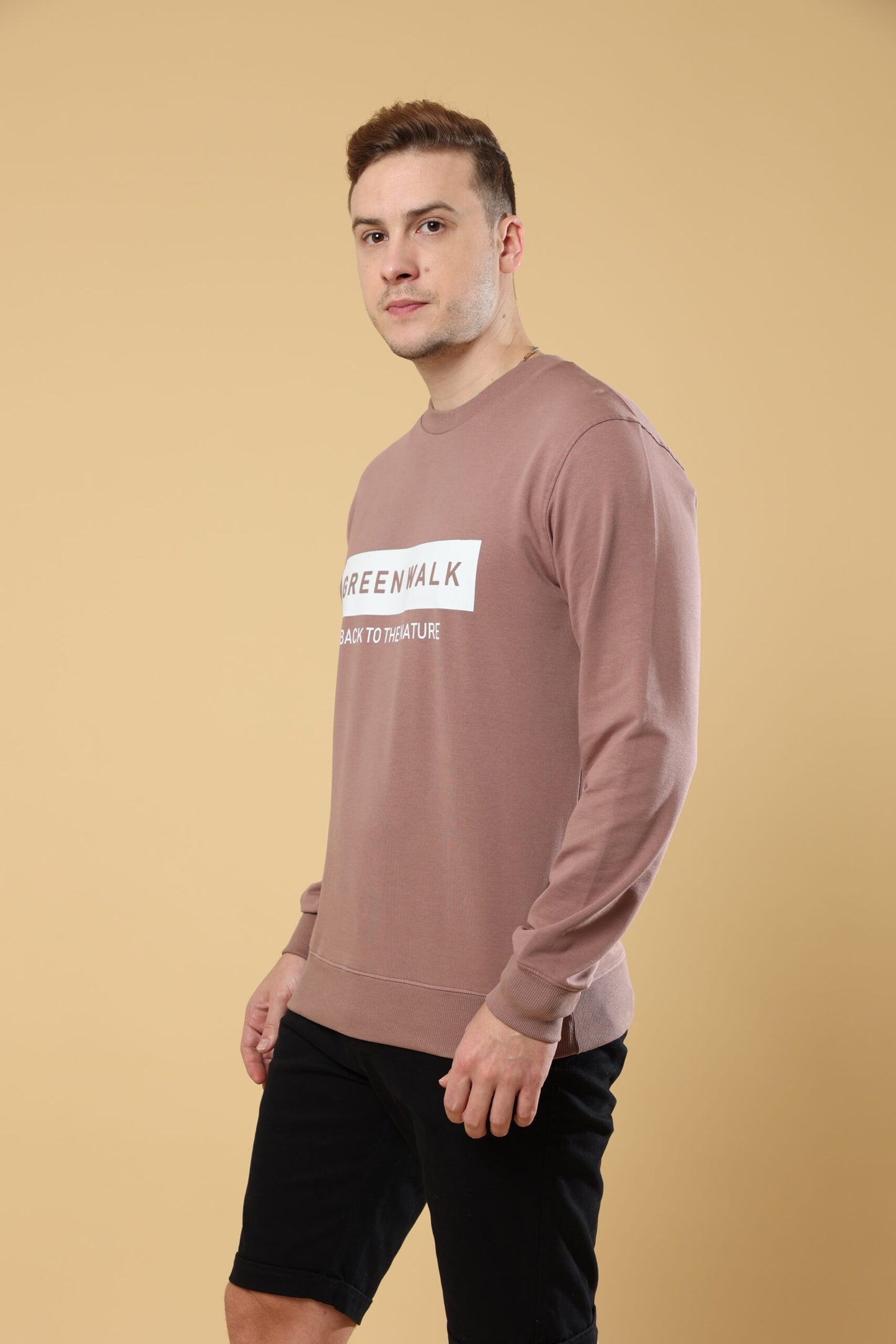 Green Walk From Brown Earth Sweatshirt