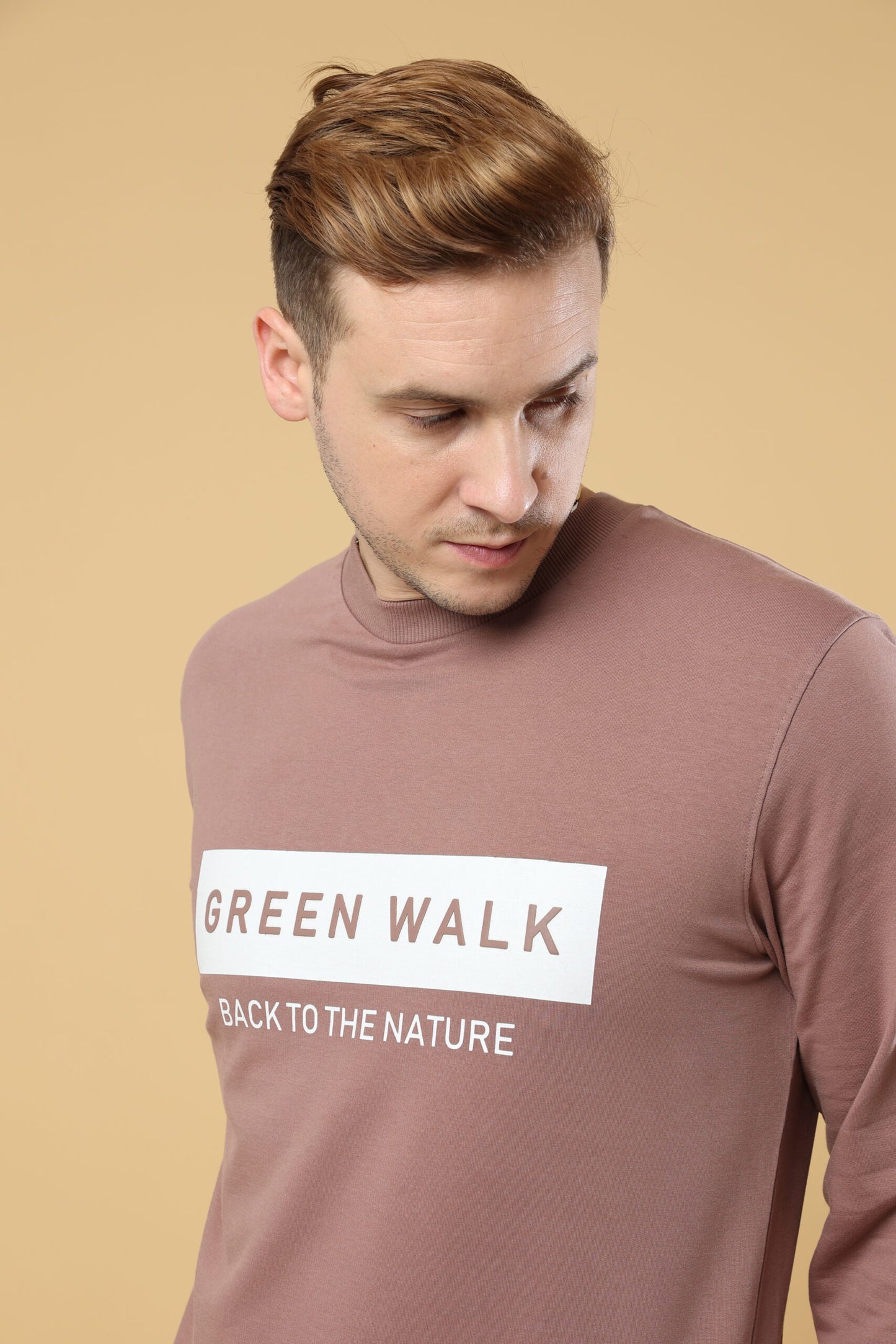 Green Walk From Brown Earth Sweatshirt