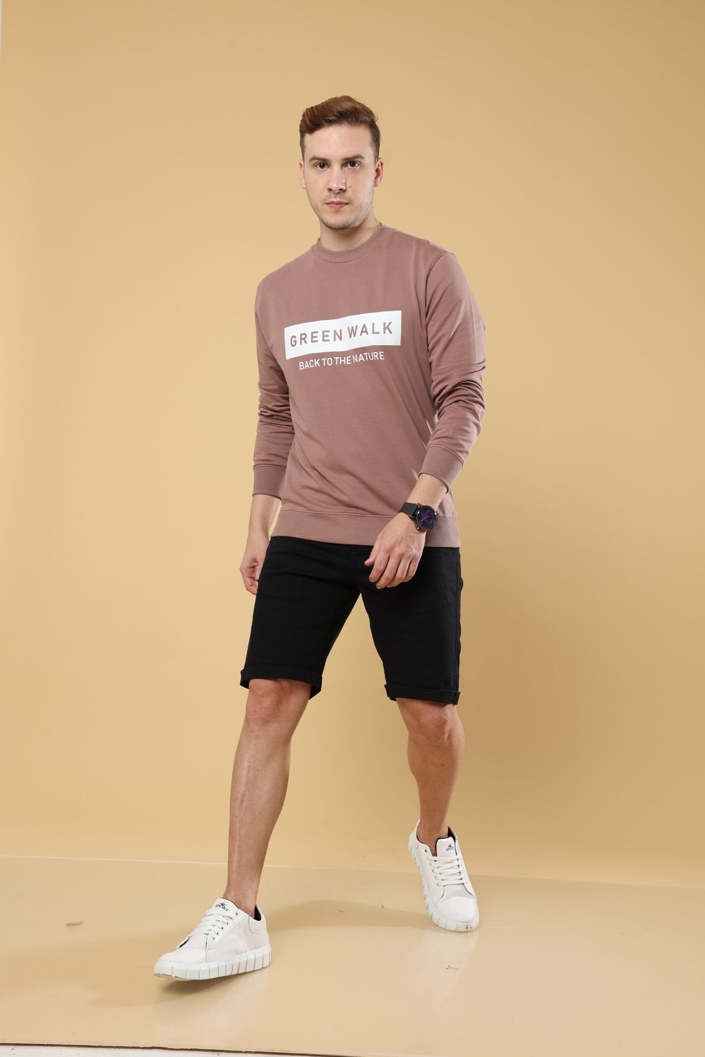 Green Walk From Brown Earth Sweatshirt