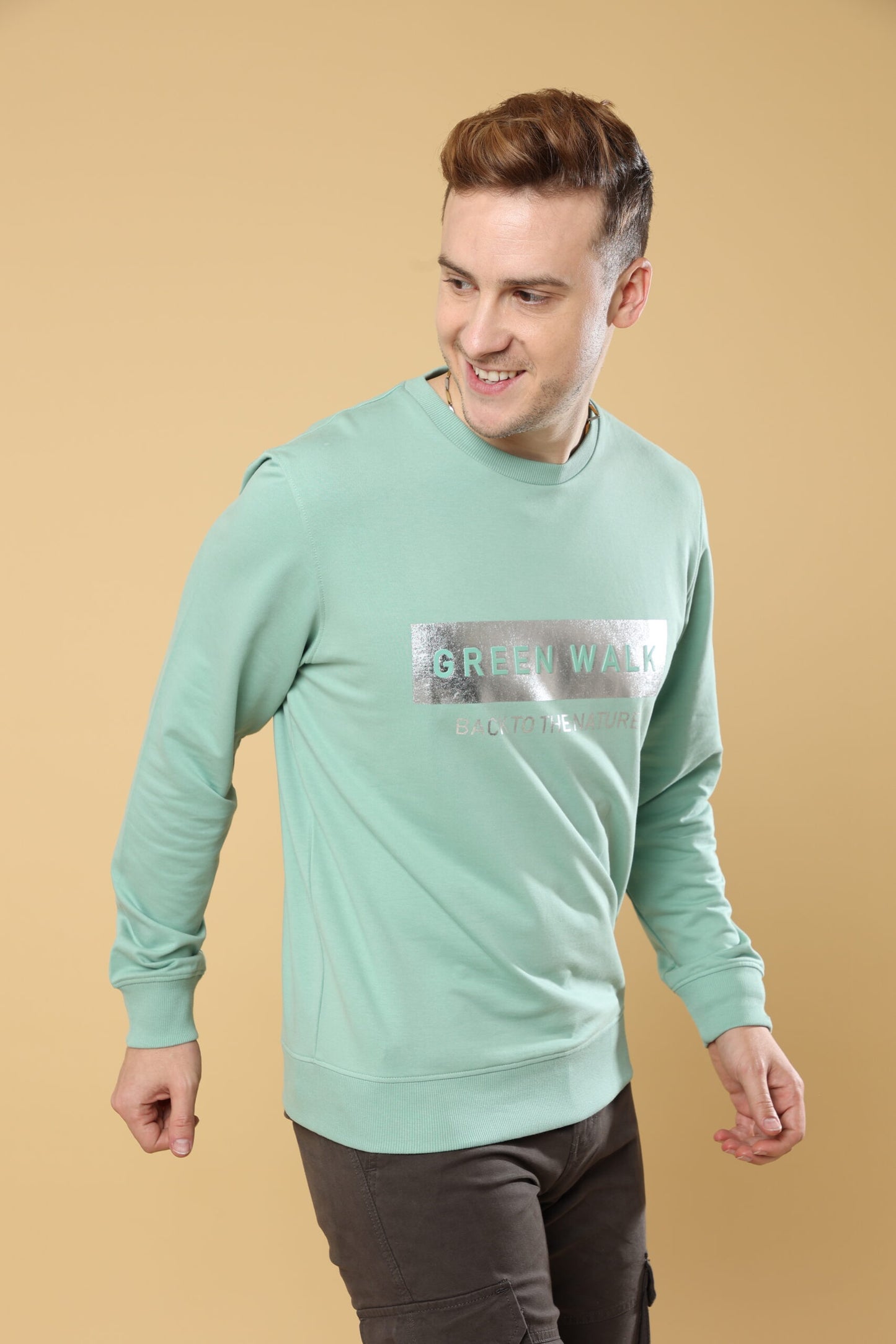 Green Walk To Silver Lining Sweatshirt