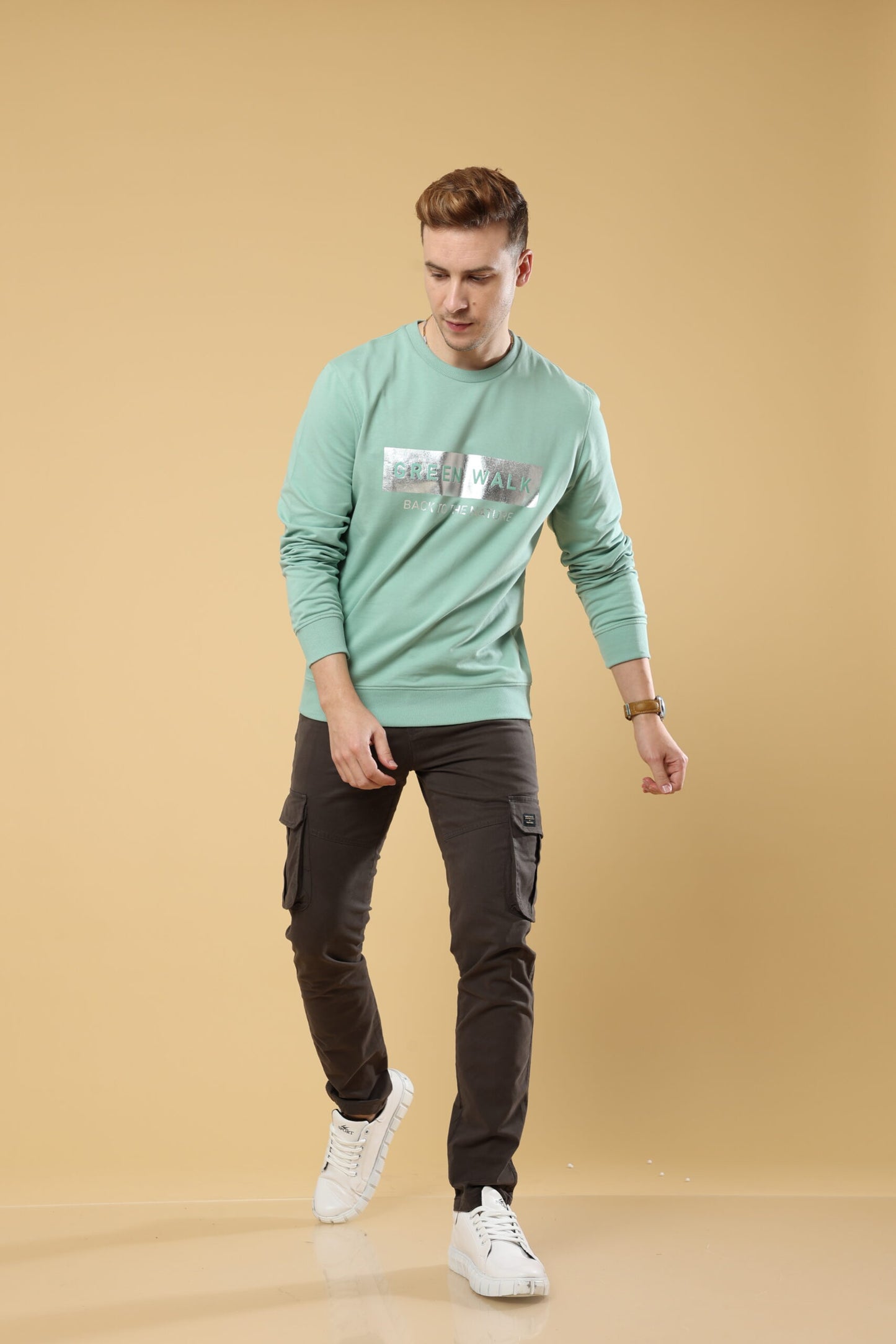 Green Walk To Silver Lining Sweatshirt