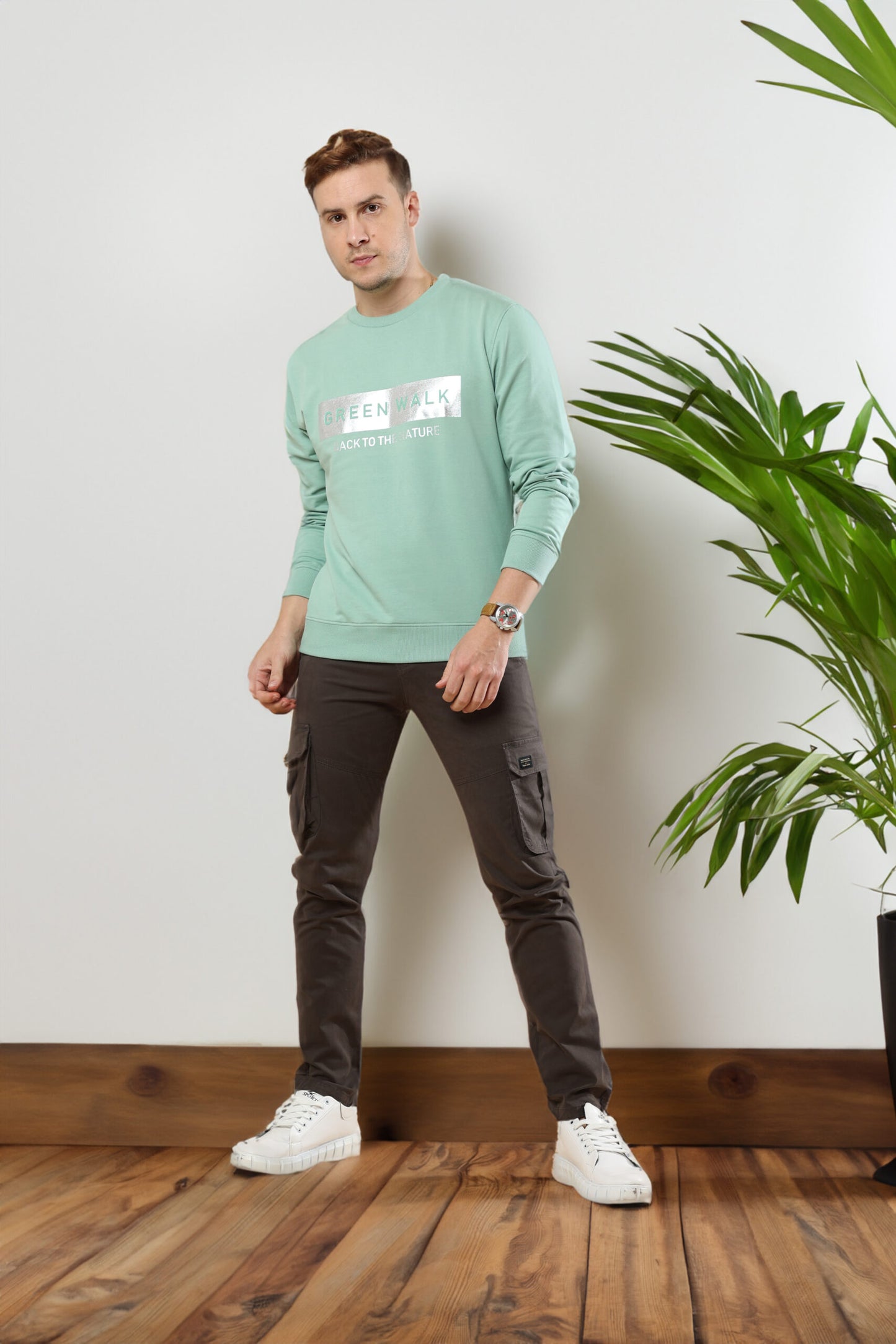 Green Walk To Silver Lining Sweatshirt