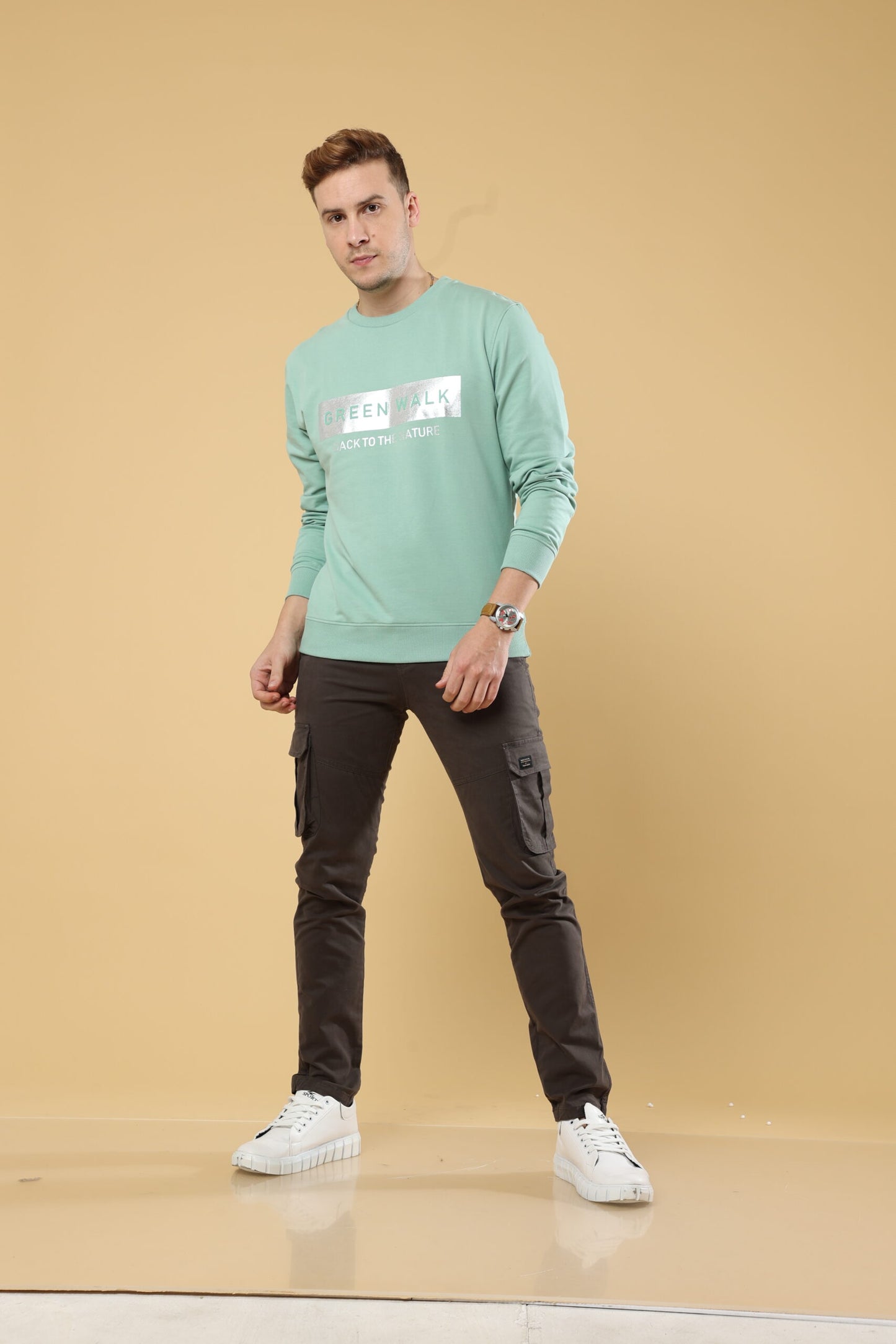 Green Walk To Silver Lining Sweatshirt