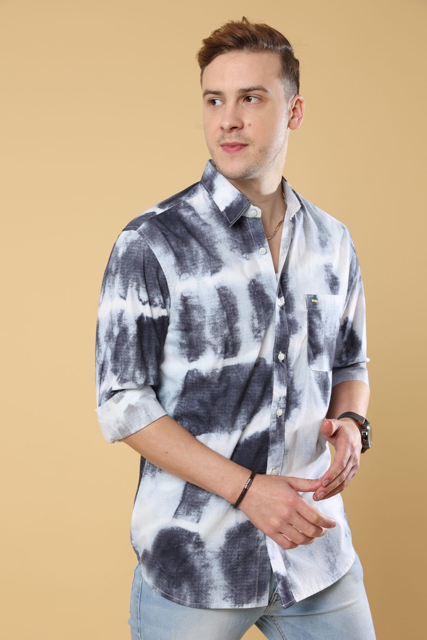 Indigo Sky Print Shirt
