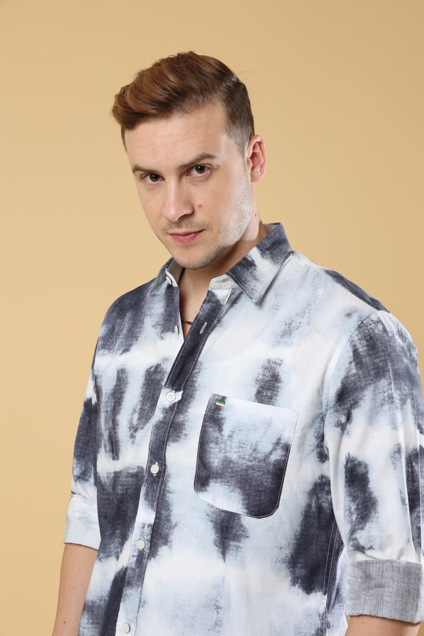 Indigo Sky Print Shirt