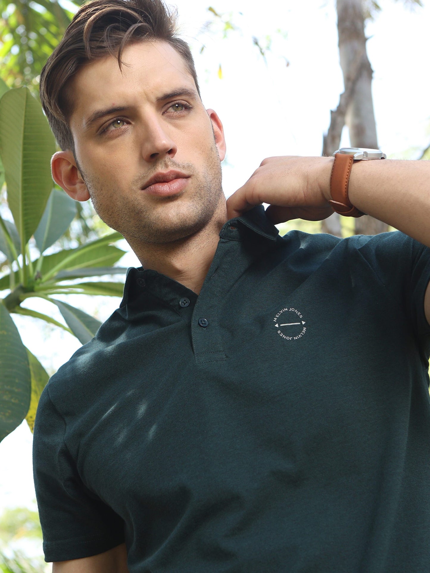 Jade Green Premium Cotton Polo T-Shirt