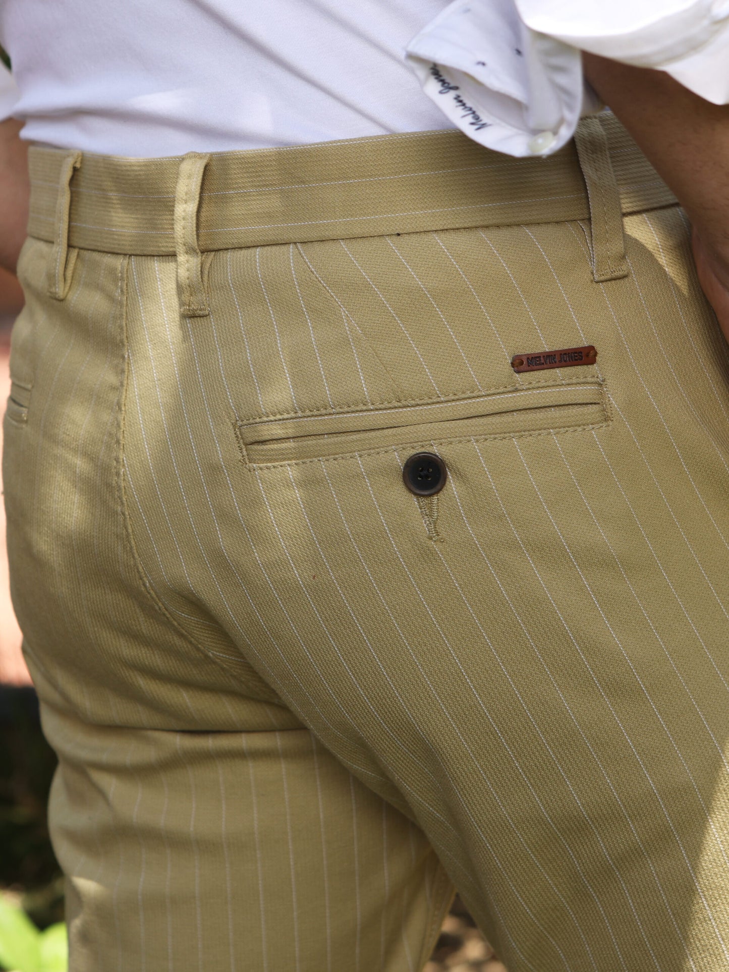 Premium Khaki Stripe Trouser