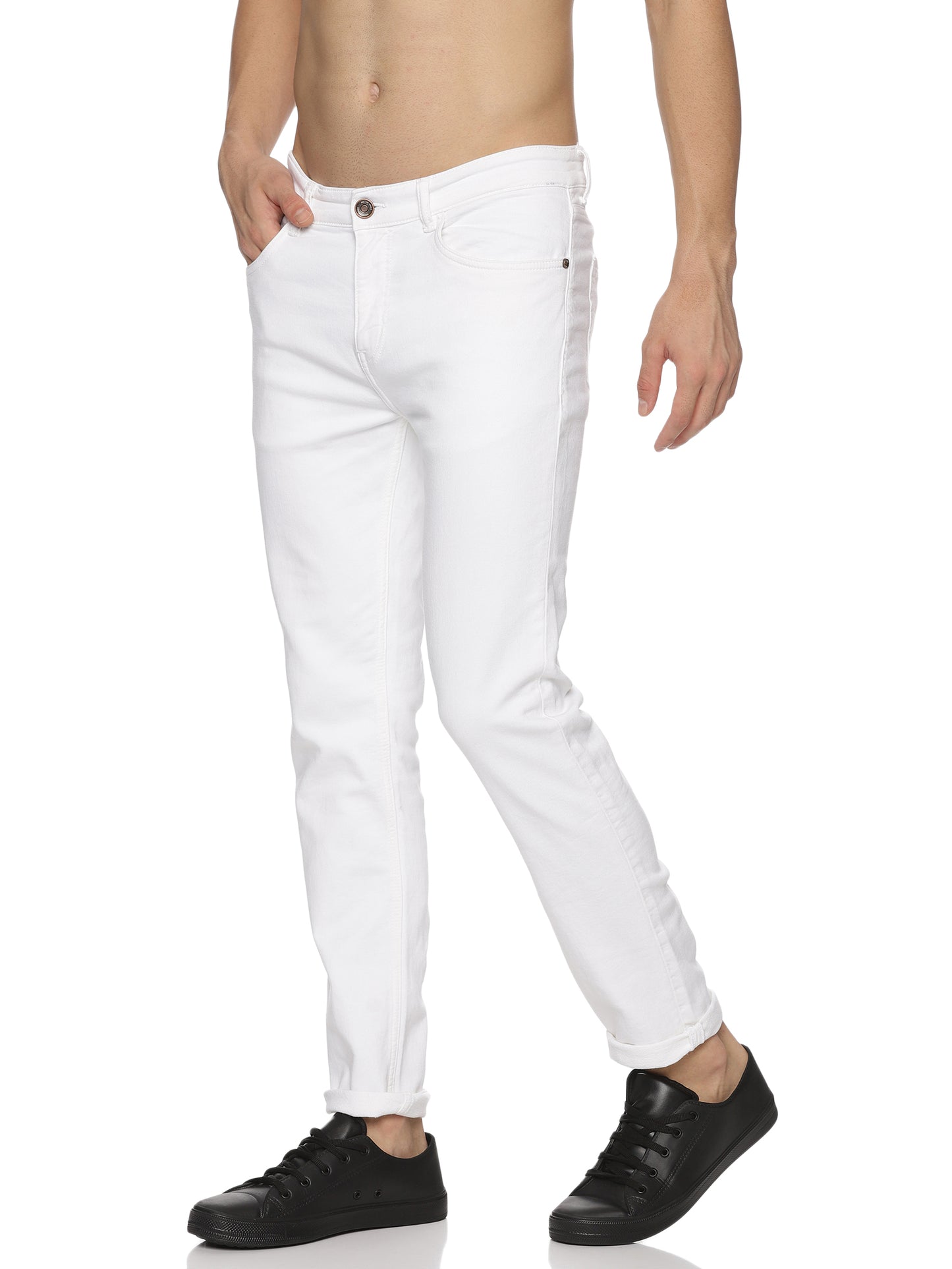 Premium White Denim Pant