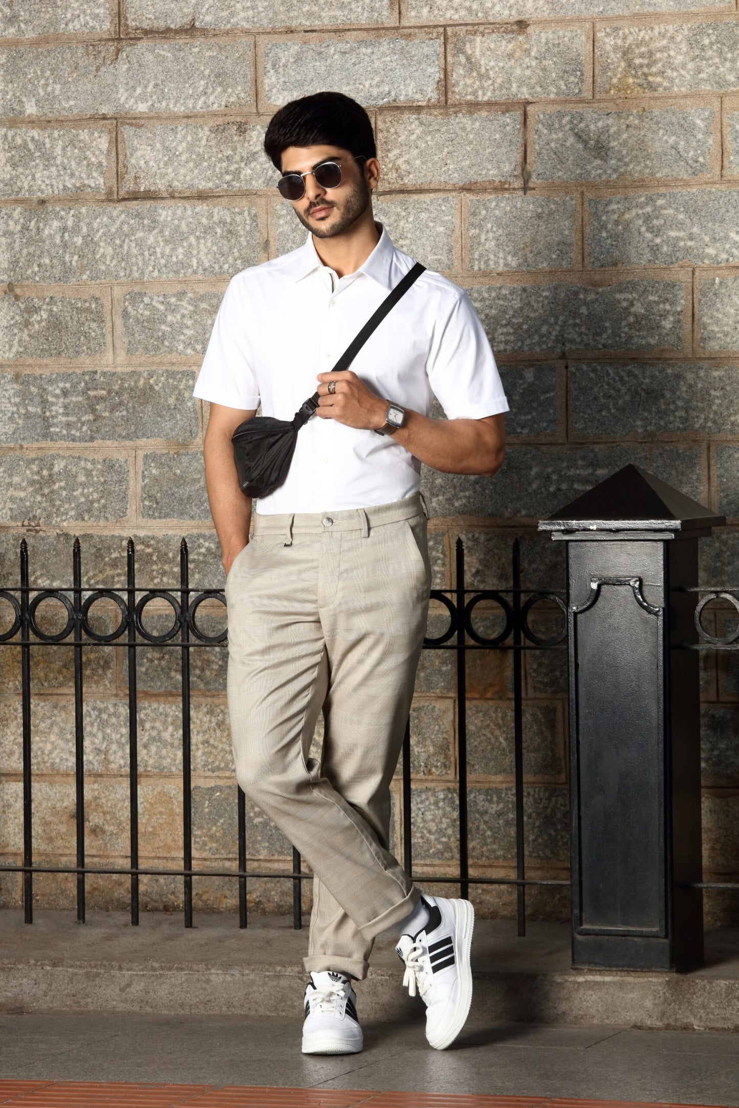 Premium Milky White Print Shirt