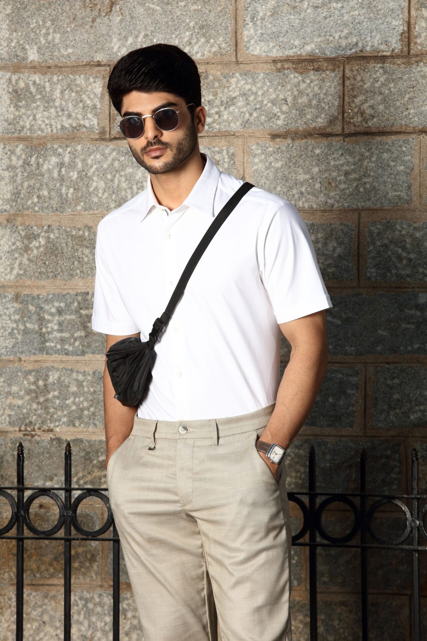 Premium Milky White Print Shirt