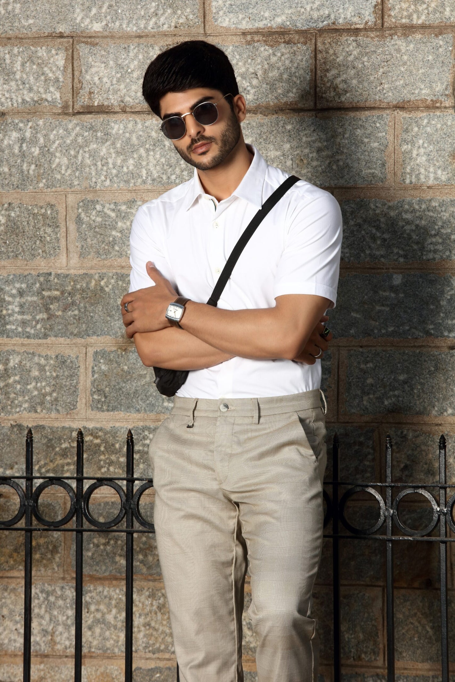 Premium Milky White Print Shirt