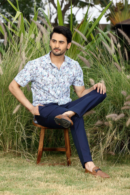 Premium Multi-leaf Print Shirt