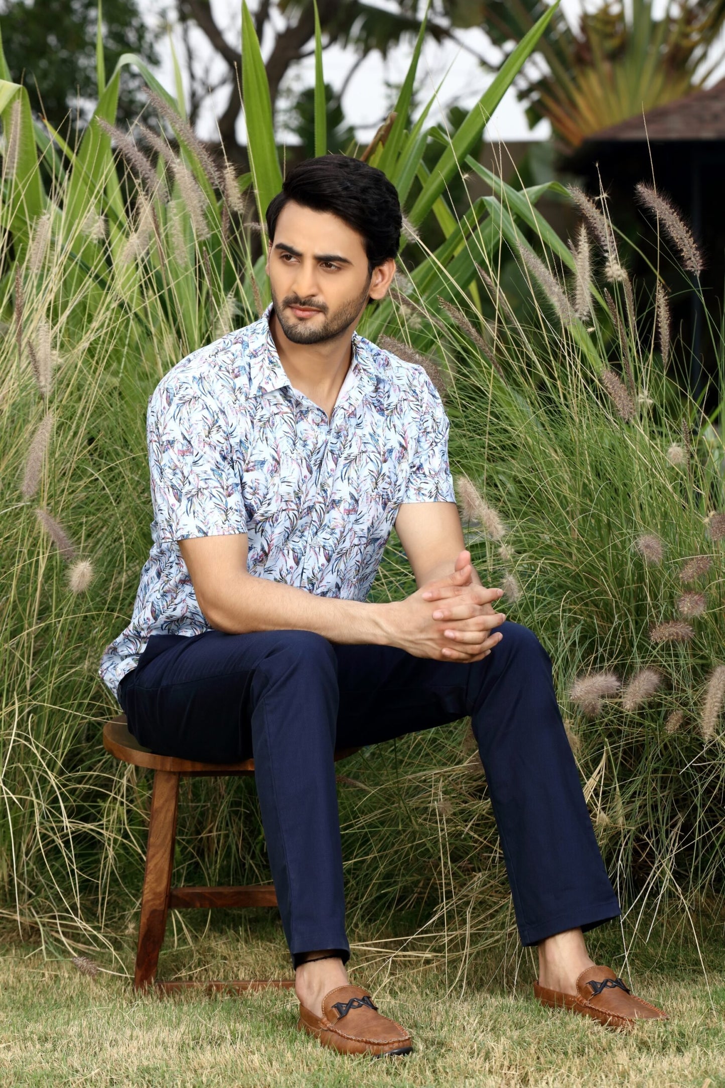 Premium Multi-leaf Print Shirt