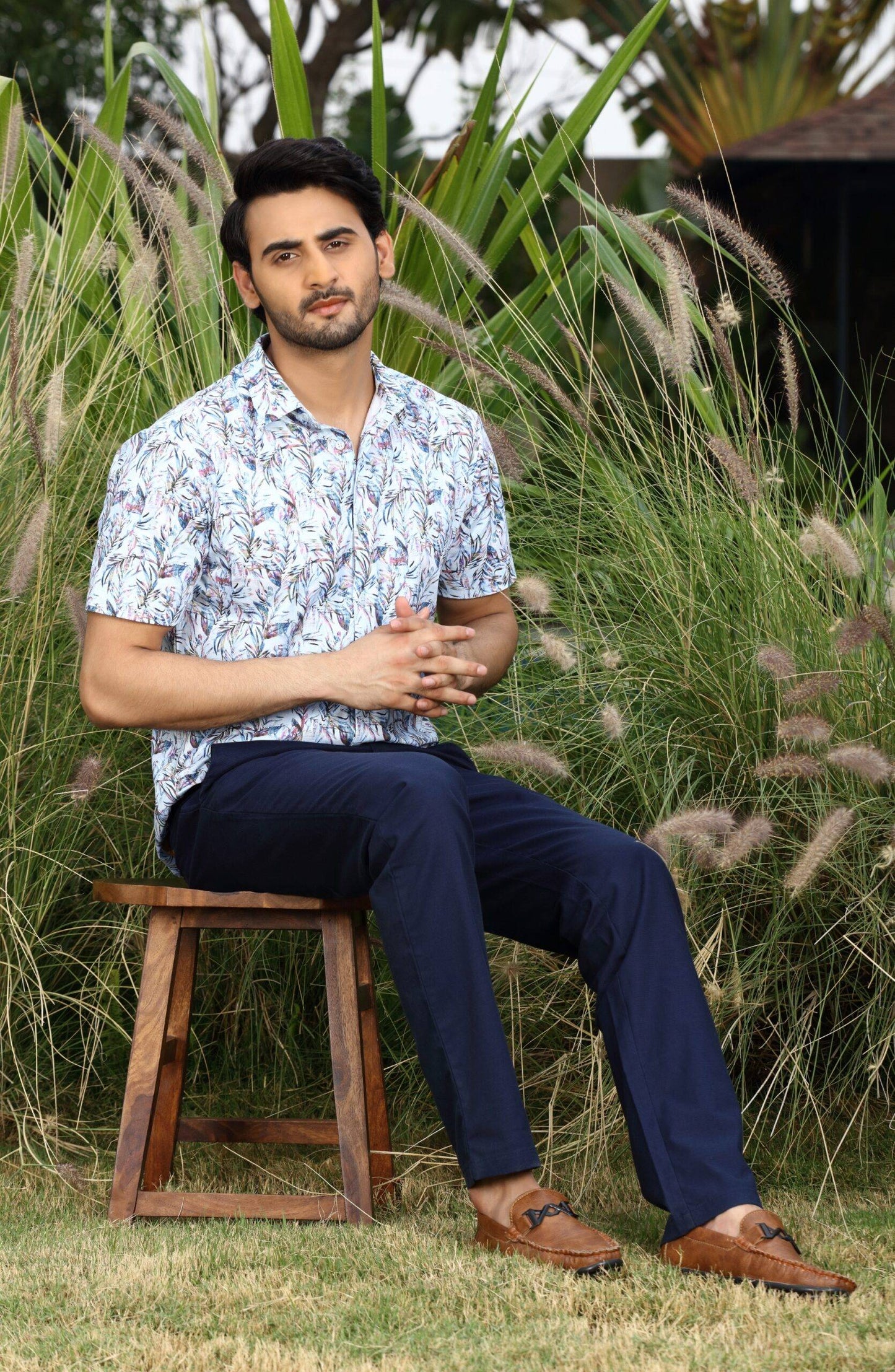 Premium Multi-leaf Print Shirt