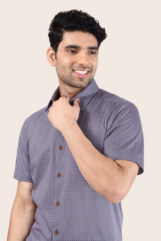 Premium Floral Stencil Shirt