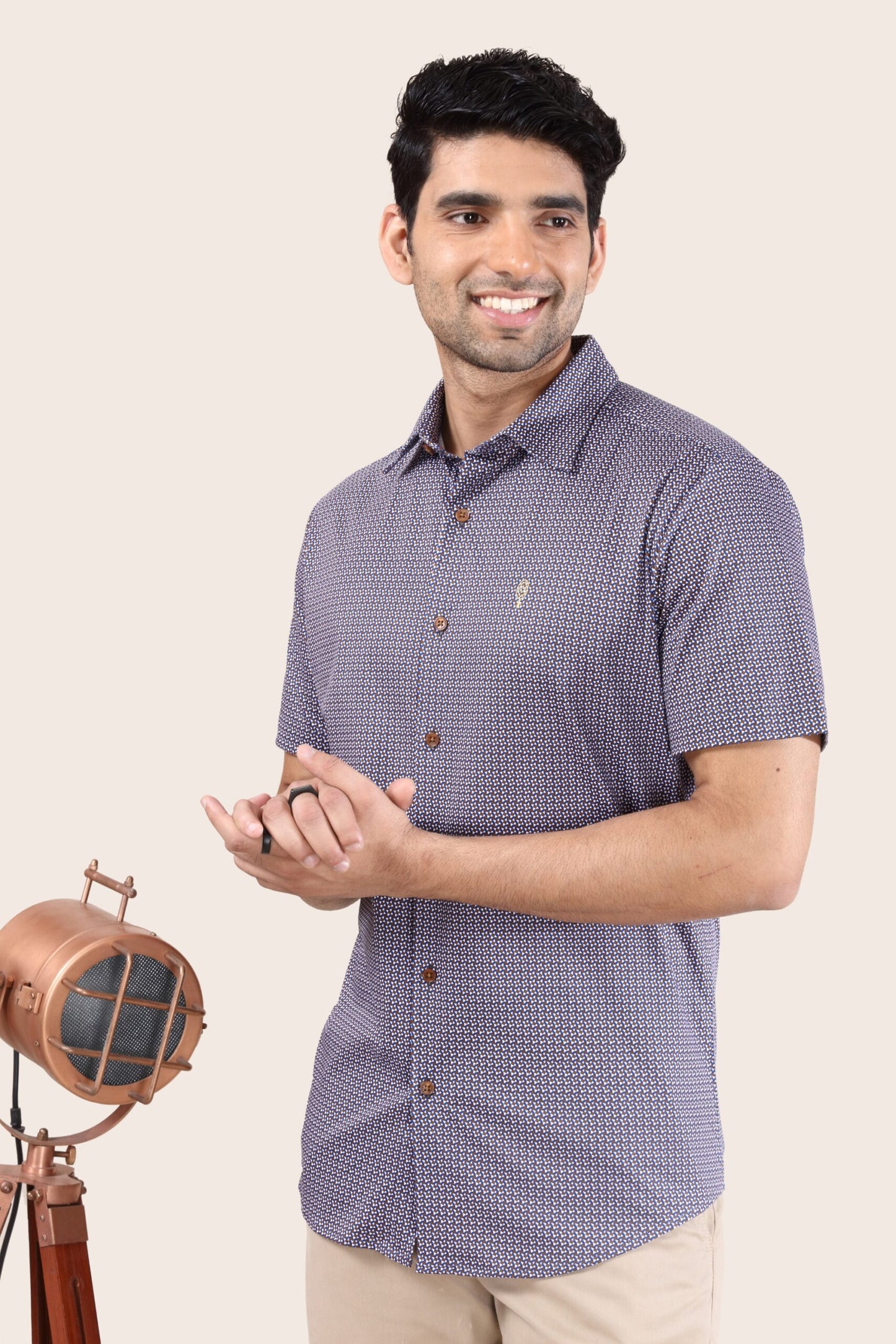 Premium Floral Stencil Shirt