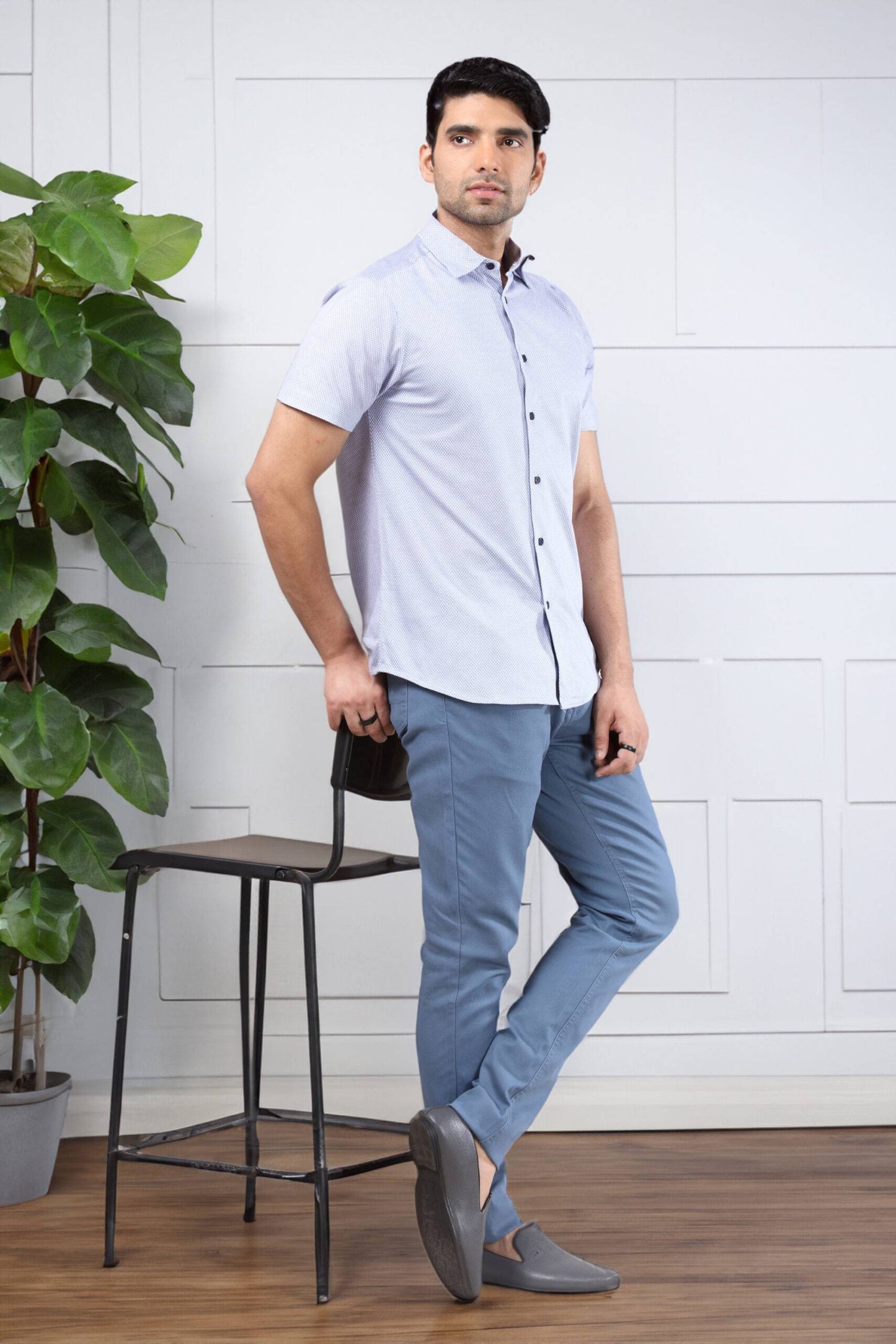 Premium Micro Diamond Print Shirt