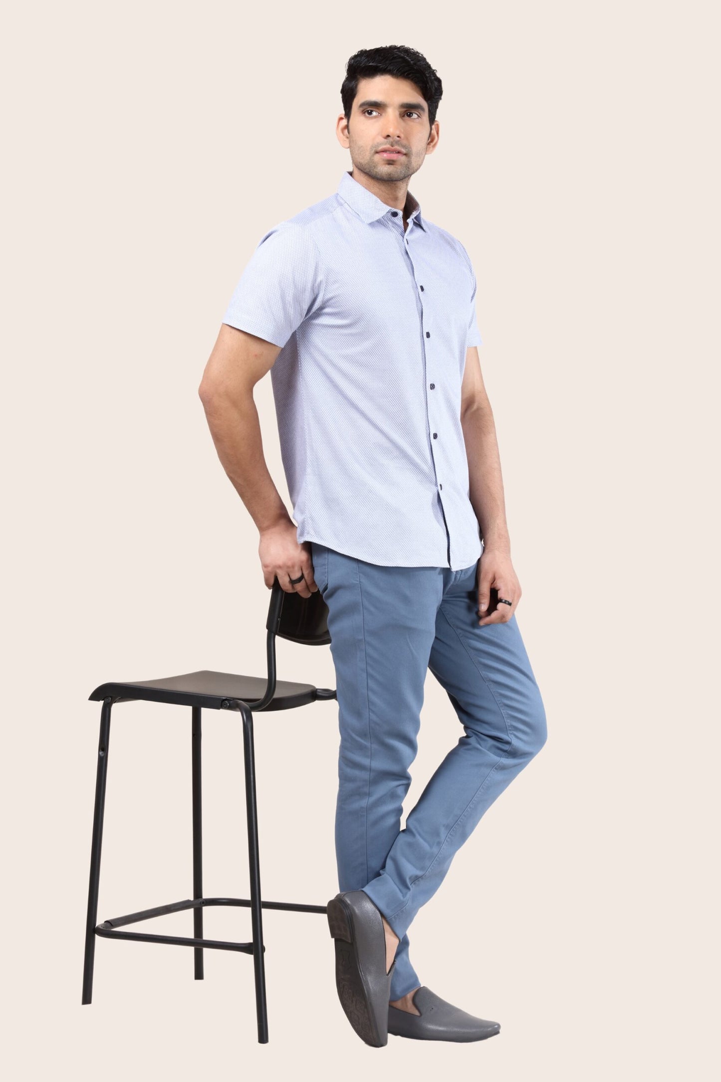 Premium Micro Diamond Print Shirt