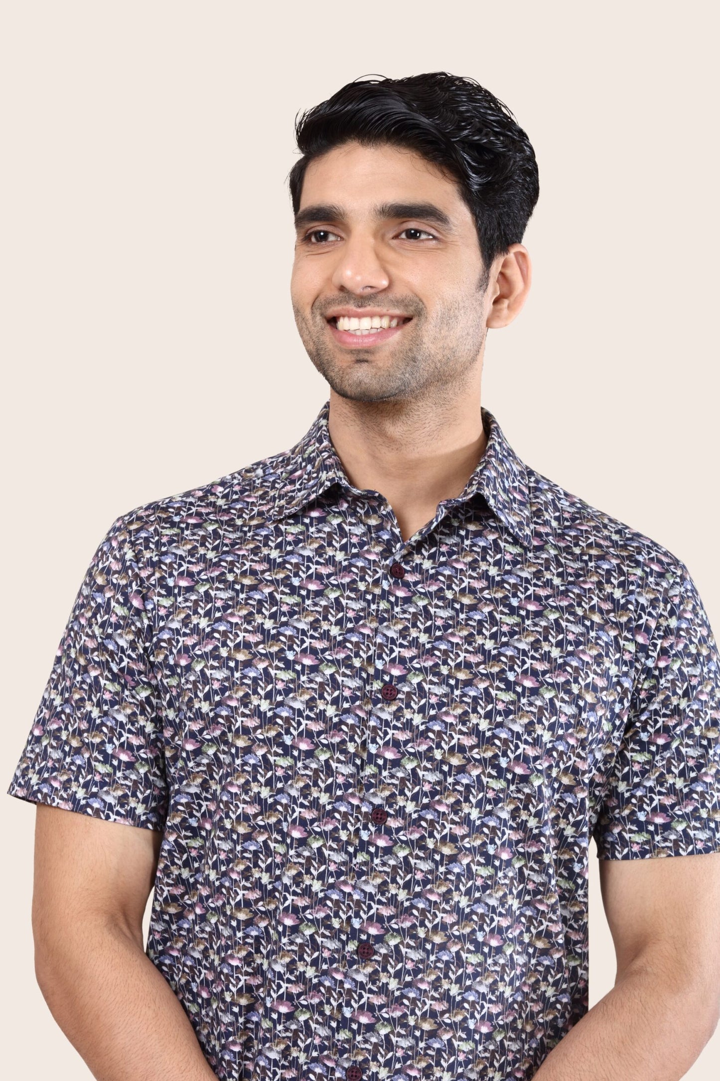 Premium Pastel Flower Print Shirt