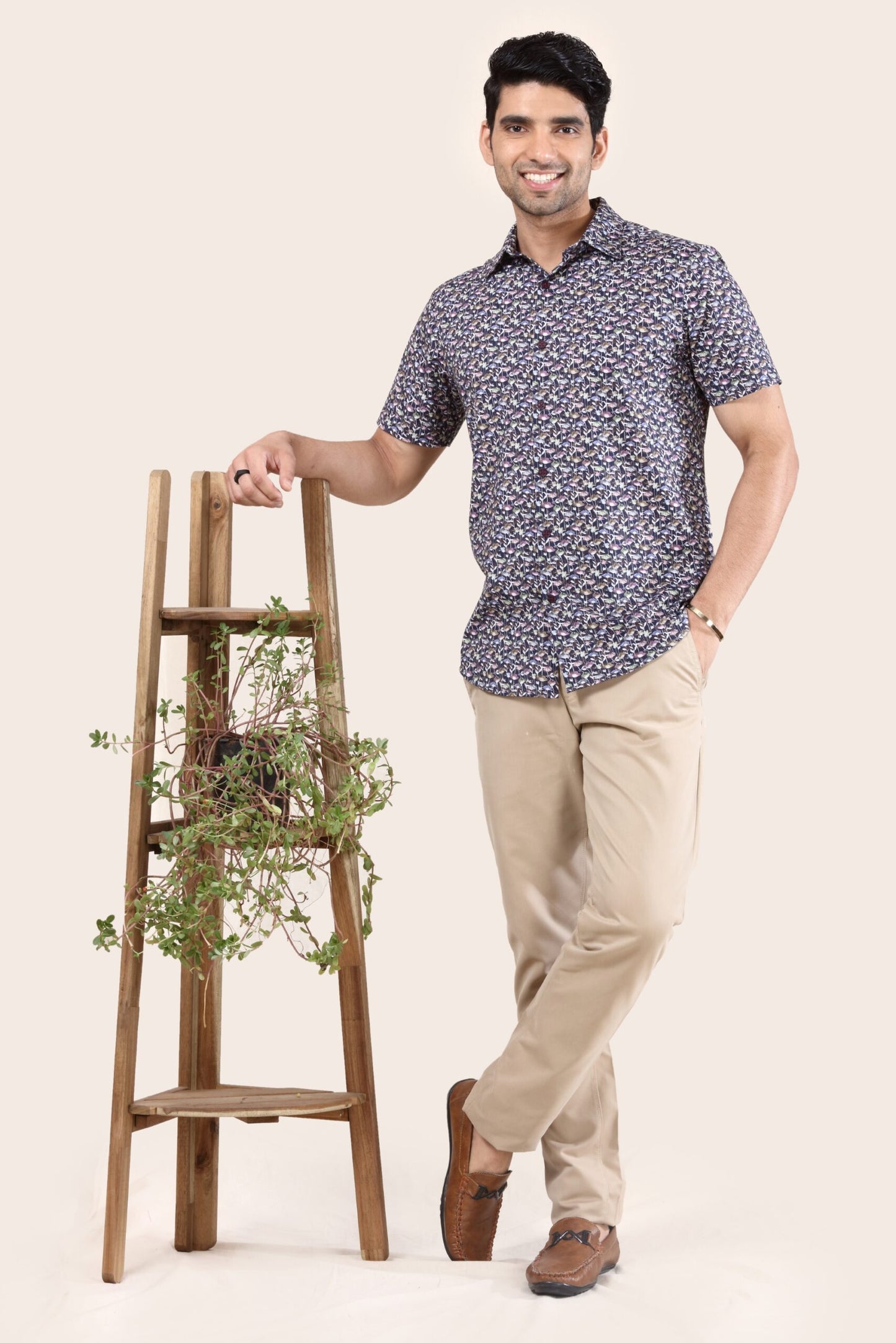 Premium Pastel Flower Print Shirt