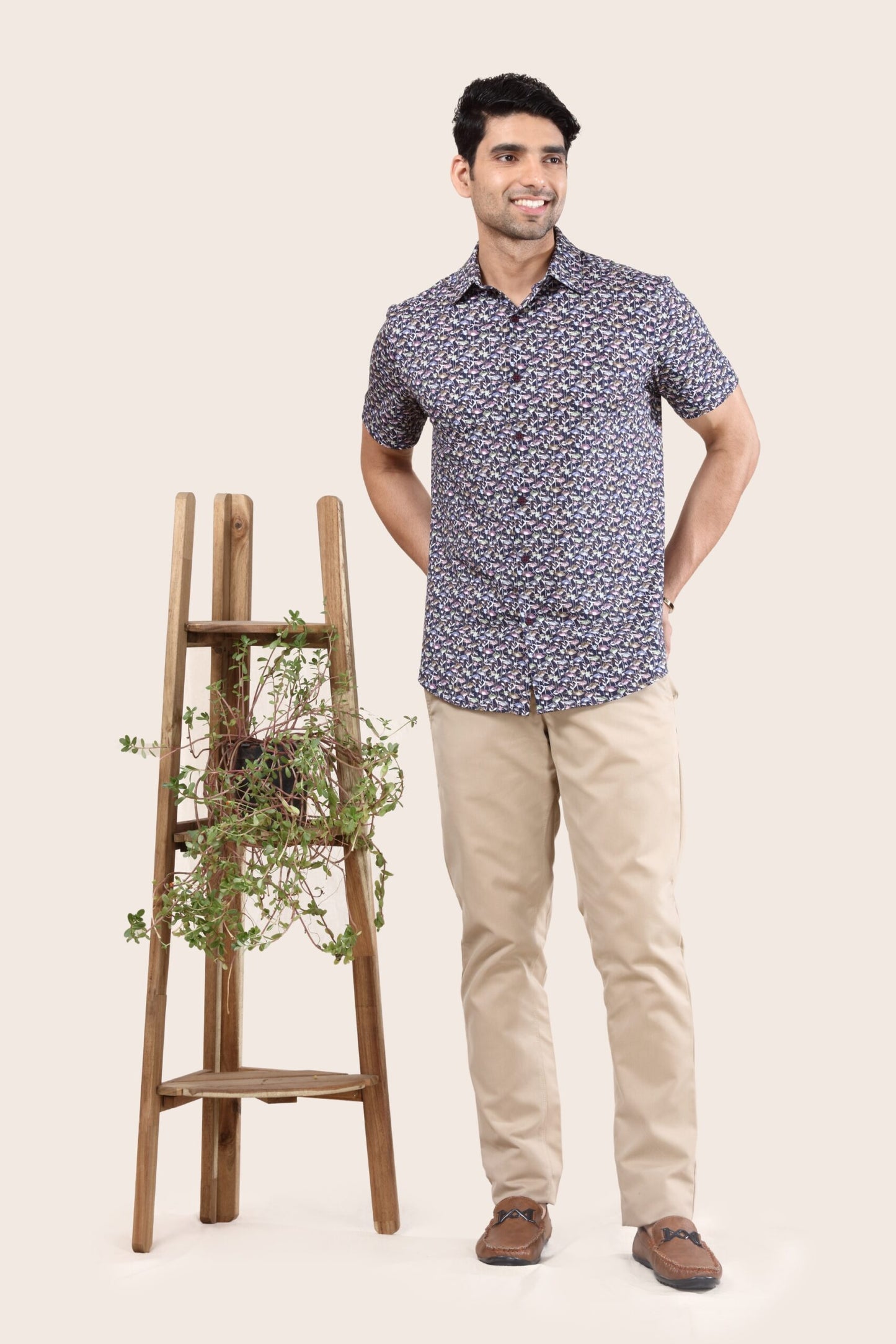 Premium Pastel Flower Print Shirt