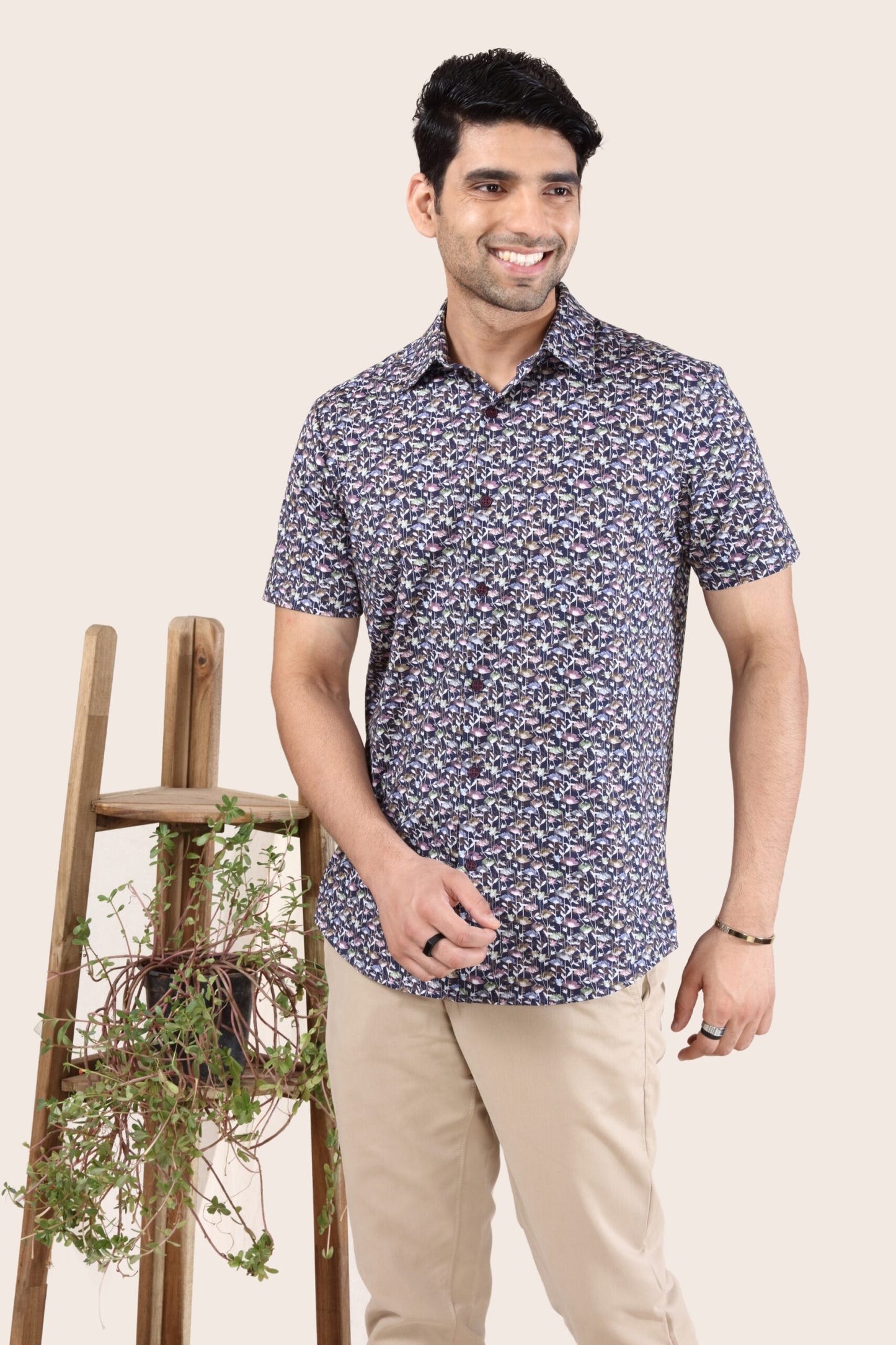 Premium Pastel Flower Print Shirt