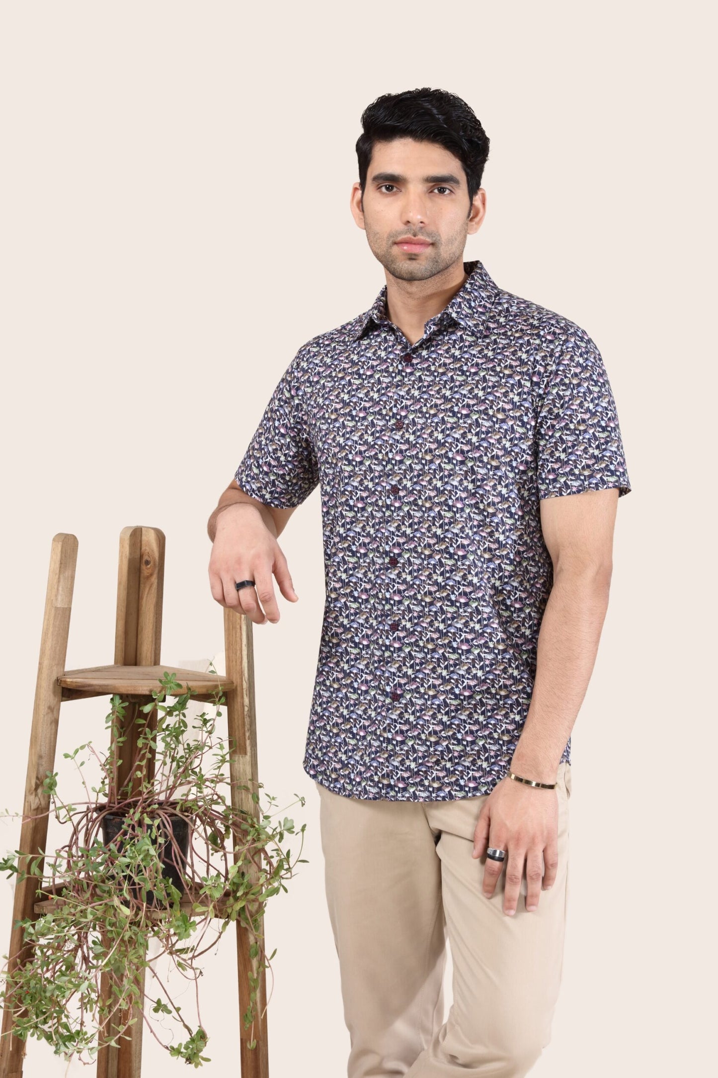 Premium Pastel Flower Print Shirt