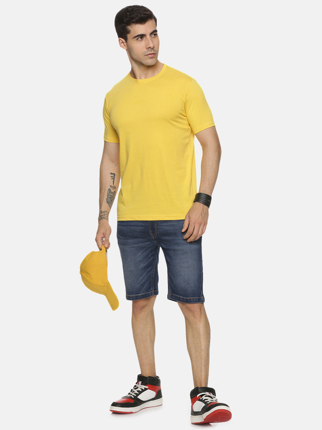 Yellow Cotton T-Shirt