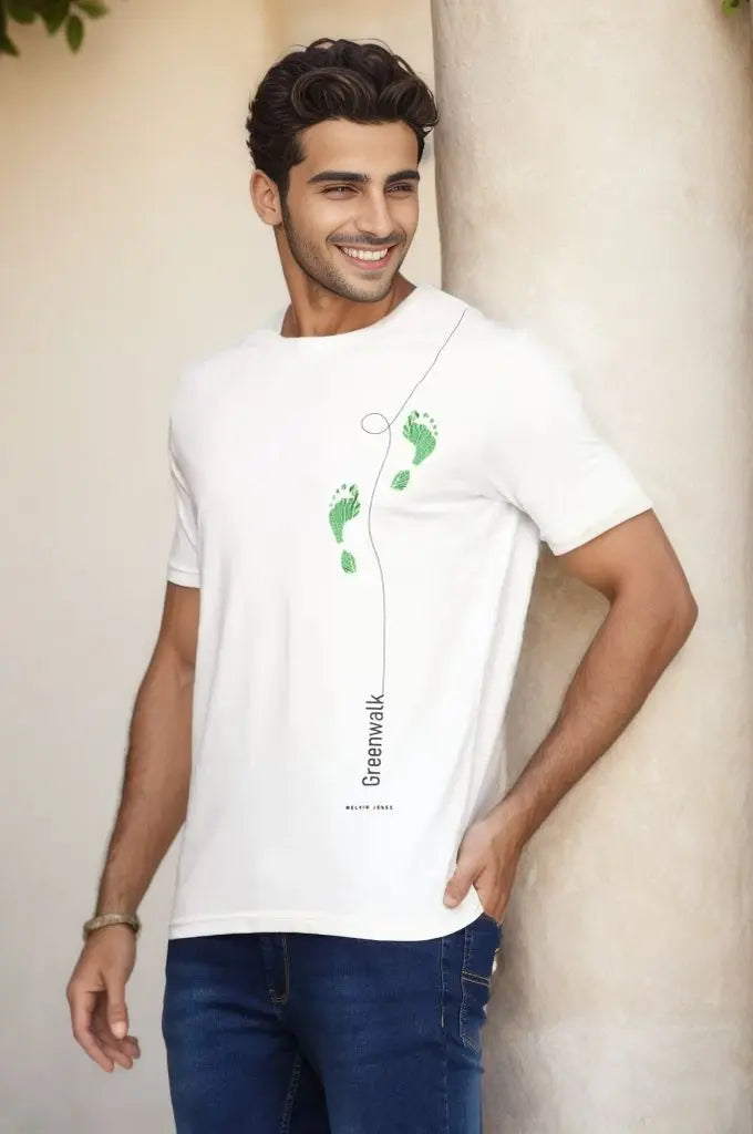 Shell Cotton Round Neck T-Shirt