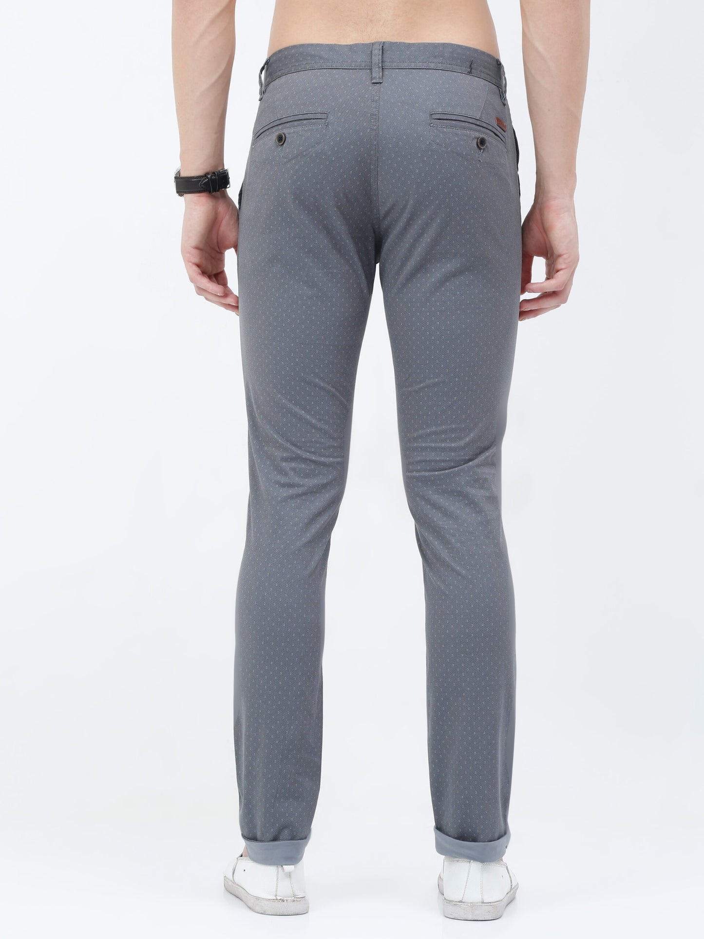 Premium Dk Grey Print Trouser