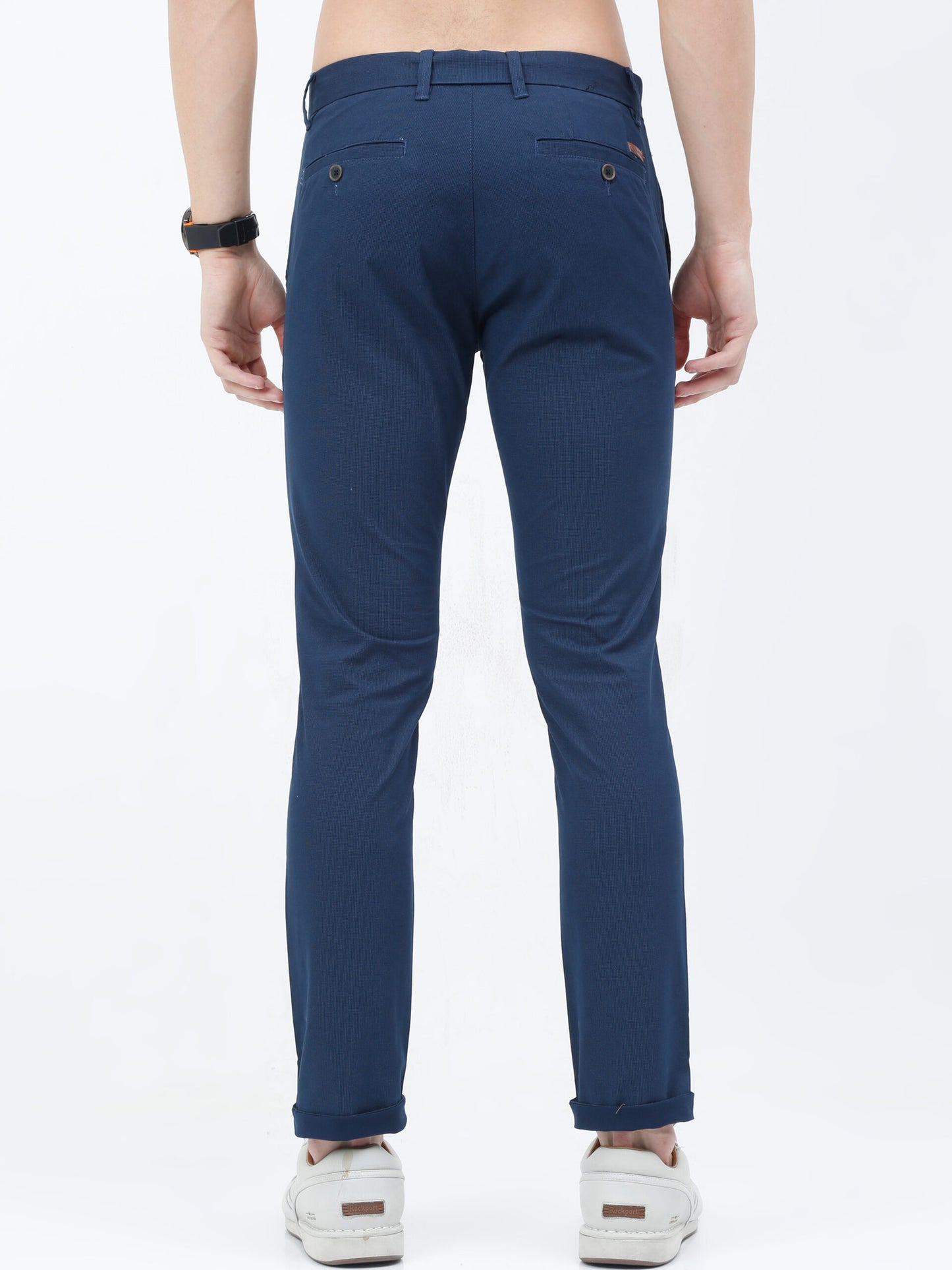 Premium Navy Print Trouser