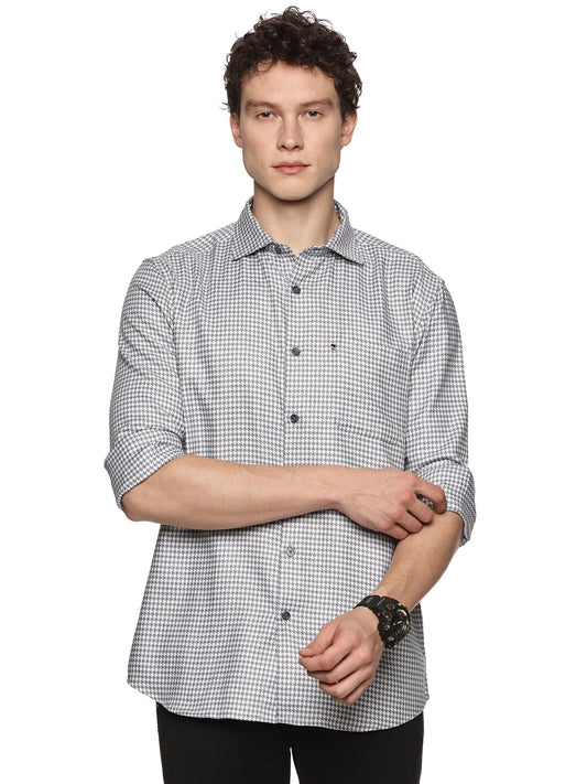 Houndstooth Cotton Luxe Shirts