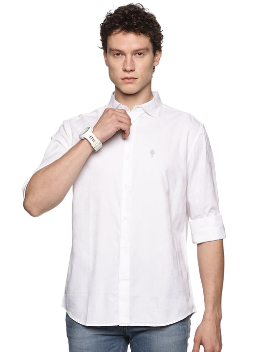 White Cotton Luxe Shirt